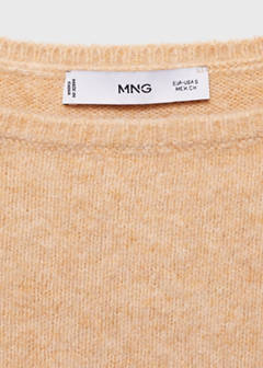 Fine-knit boat-neck sweater — Medium Brown 6