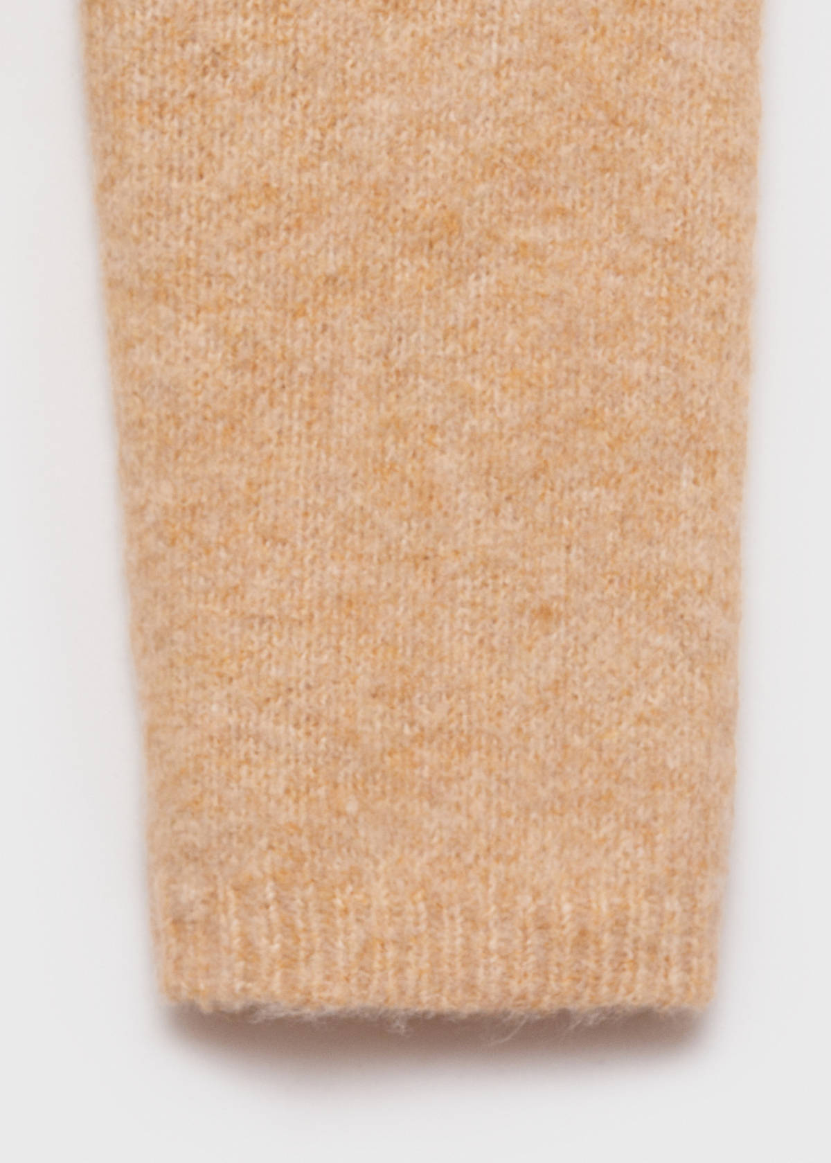 Fine-knit boat-neck sweater — Medium Brown