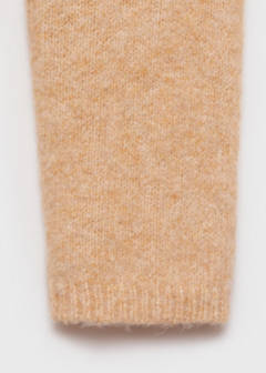 Fine-knit boat-neck sweater — Medium Brown 7