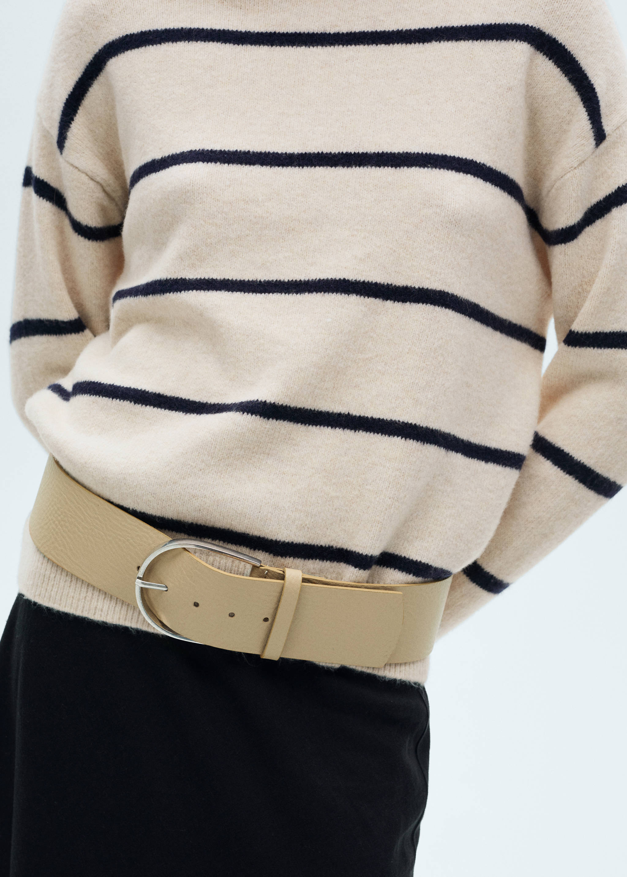Knit striped sweater - Details of the article 6