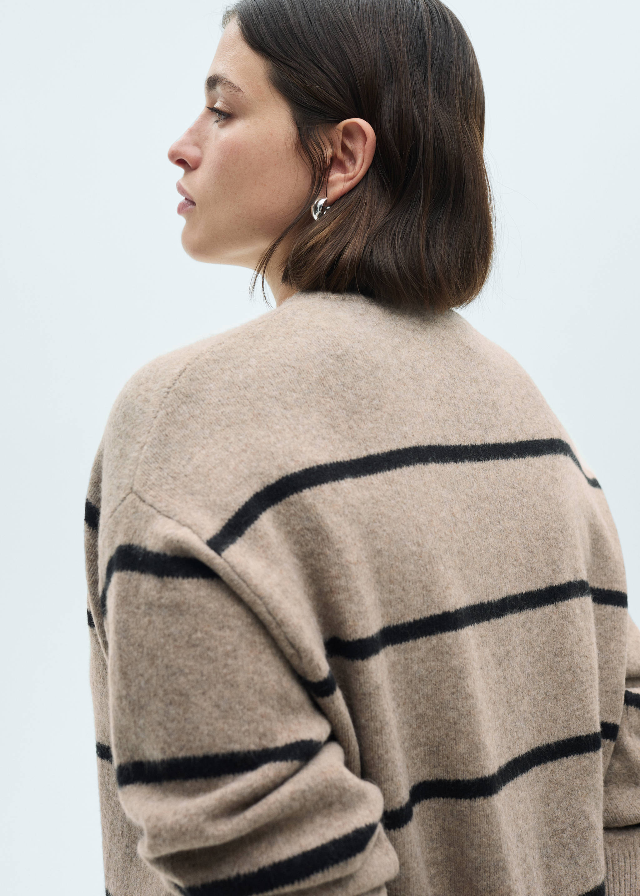 Knit striped sweater - Details of the article 4