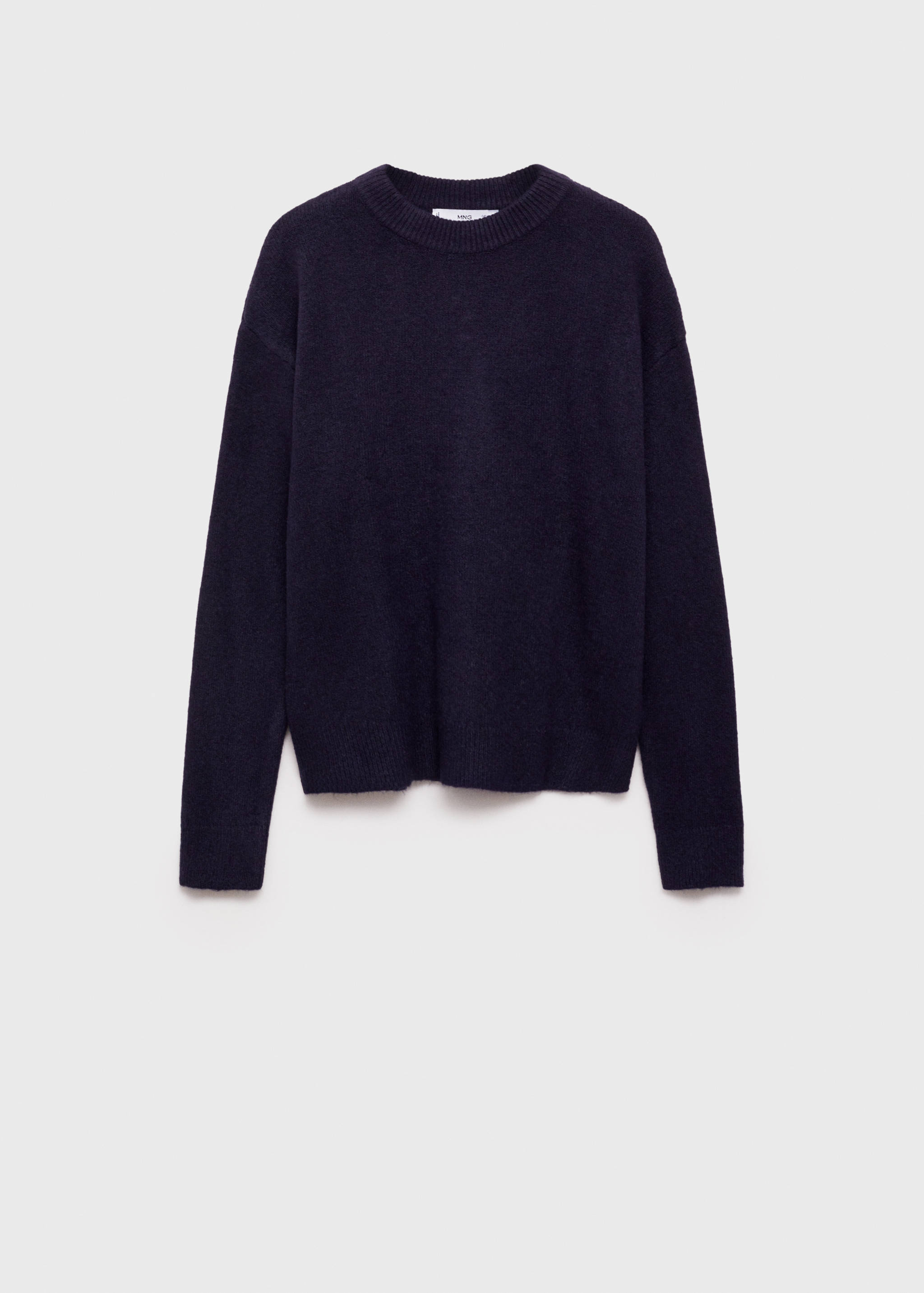 Round-neck knitted sweater - Article without model