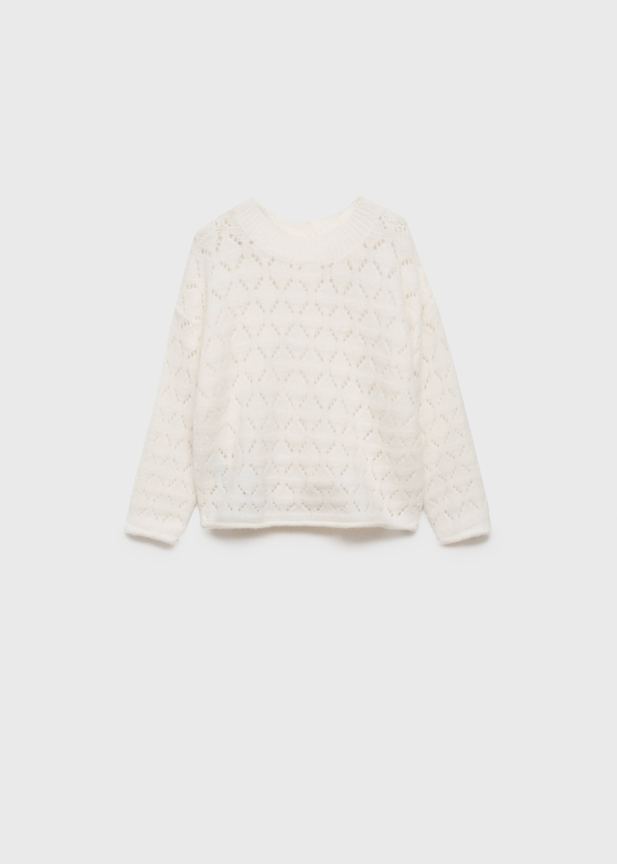 Openwork knit sweater - Article without model