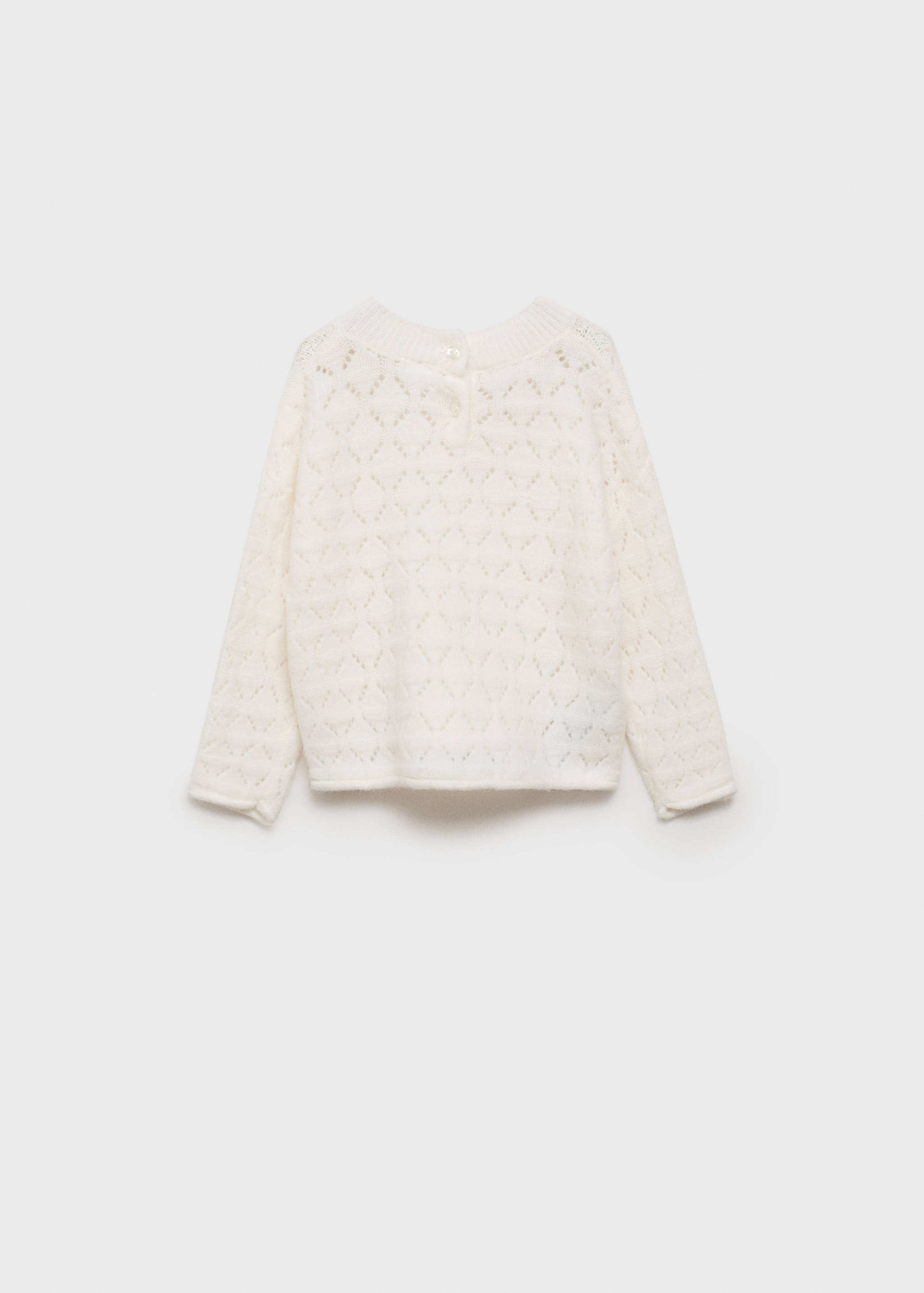 Openwork knit sweater - Reverse of the article