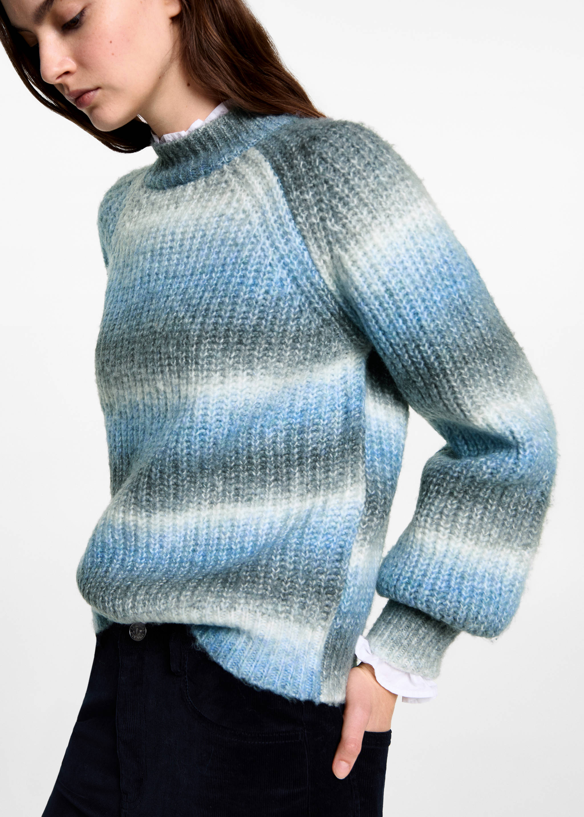 Degraded knitted sweater - Medium plane