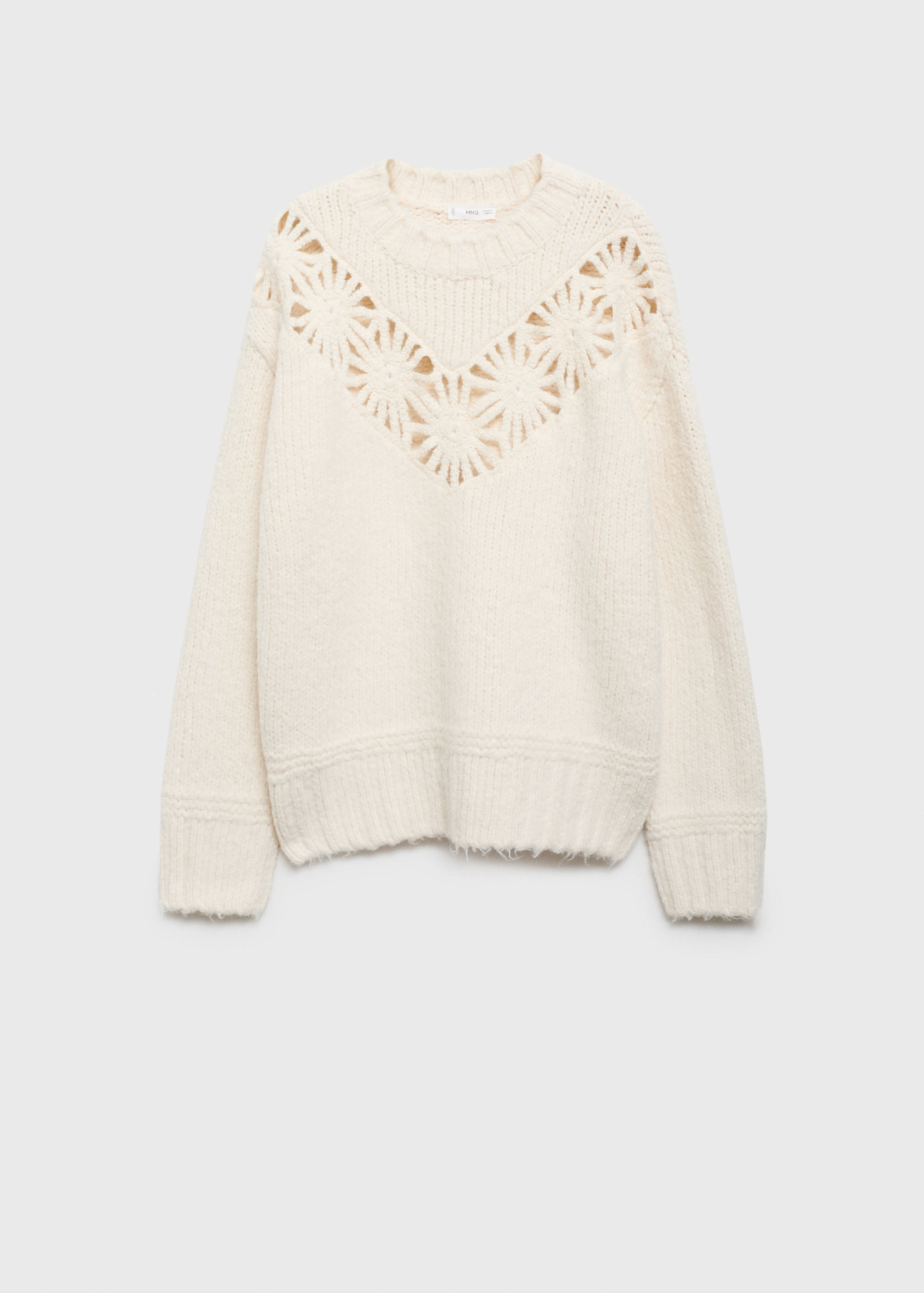 Flowers knit sweater - Article without model