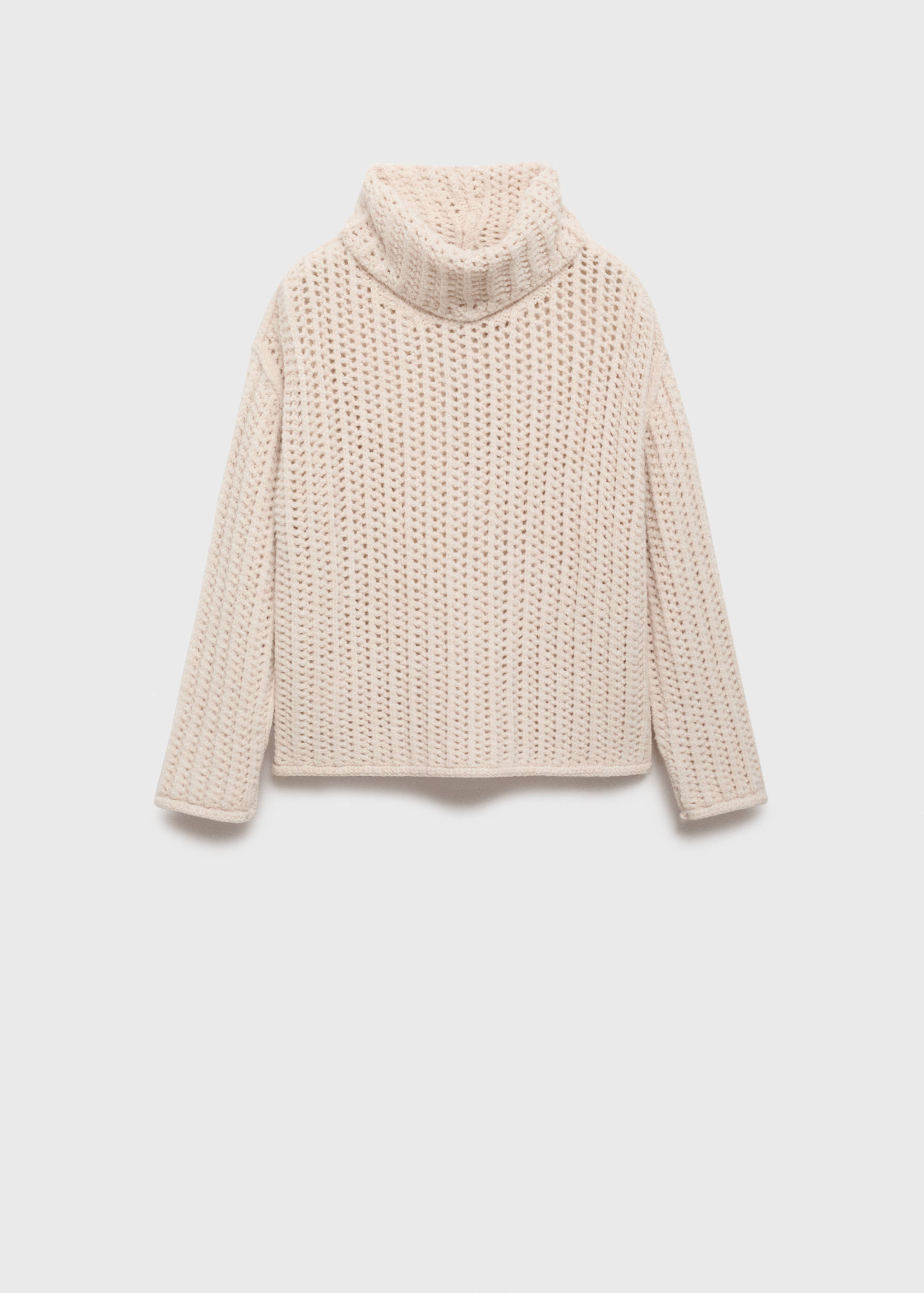 Pull-over ajouré col montant - Article sans modèle