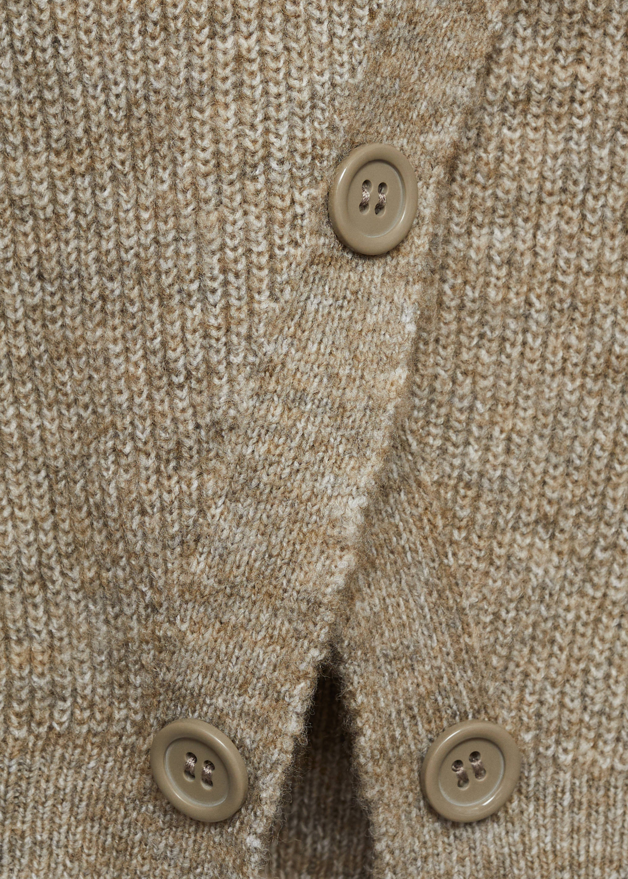 Scarf neck sweater with buttons - Details of the article 8