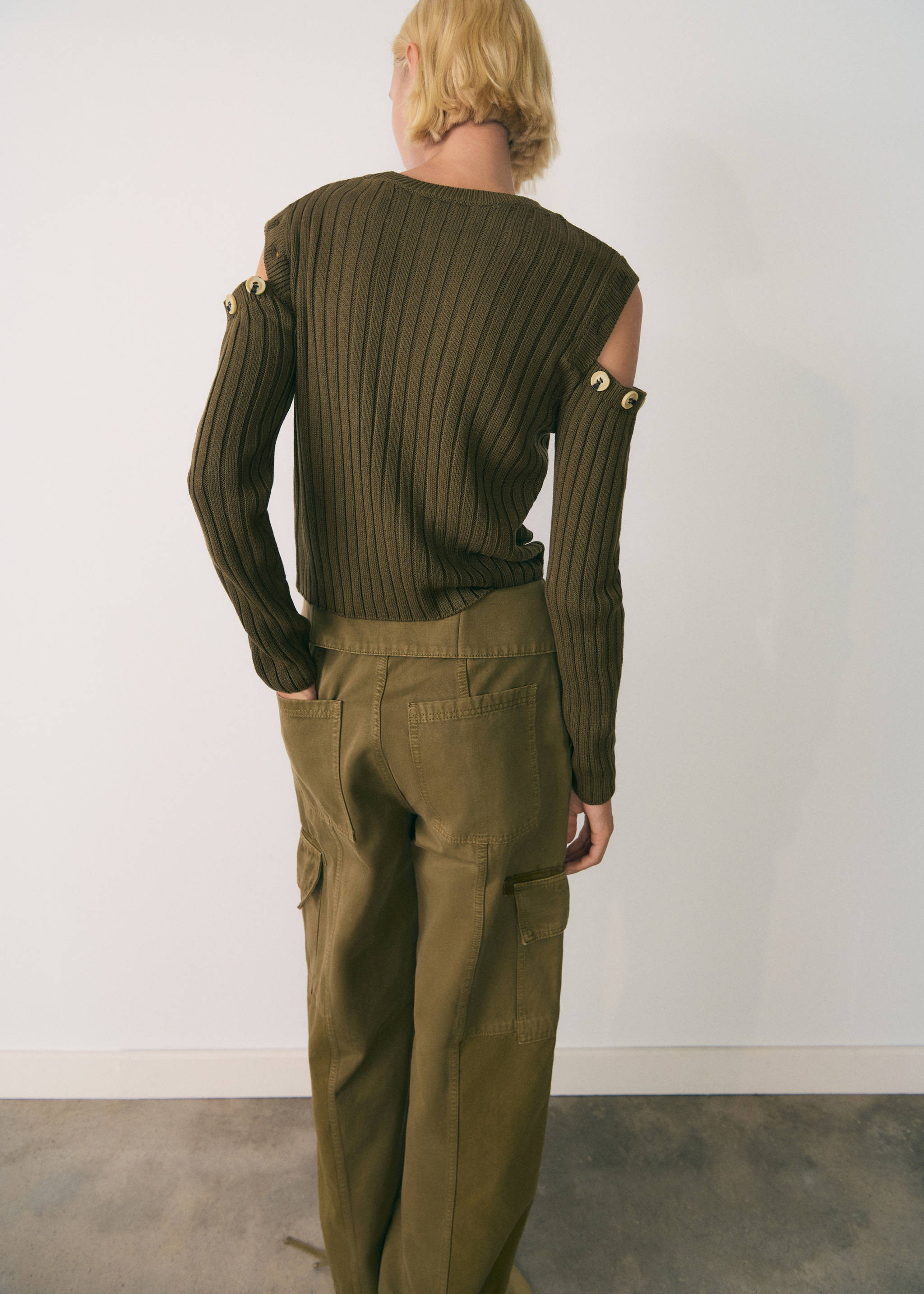 Jersey botones hombros - Reverso del artículo