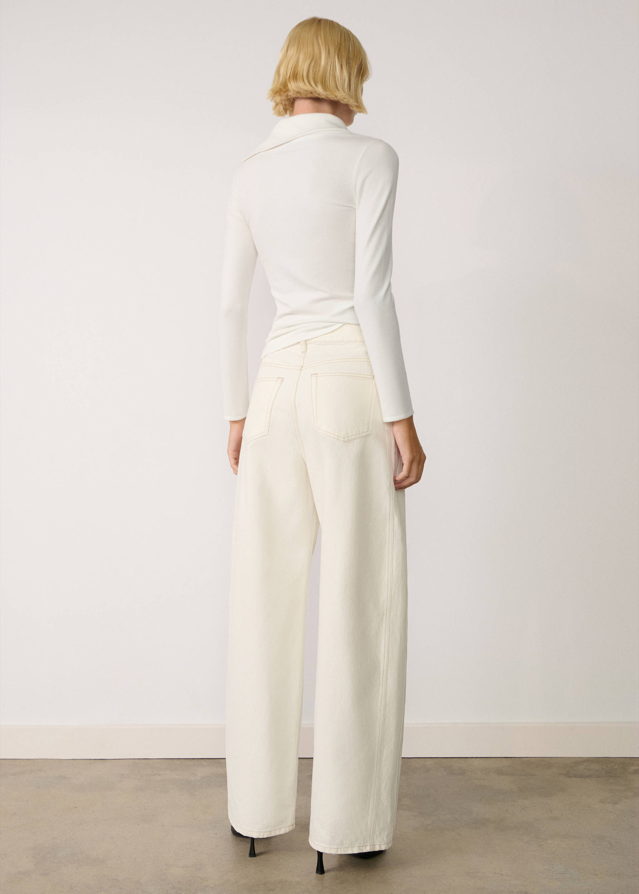 Jersei punt coll solapa - Revers de l'article