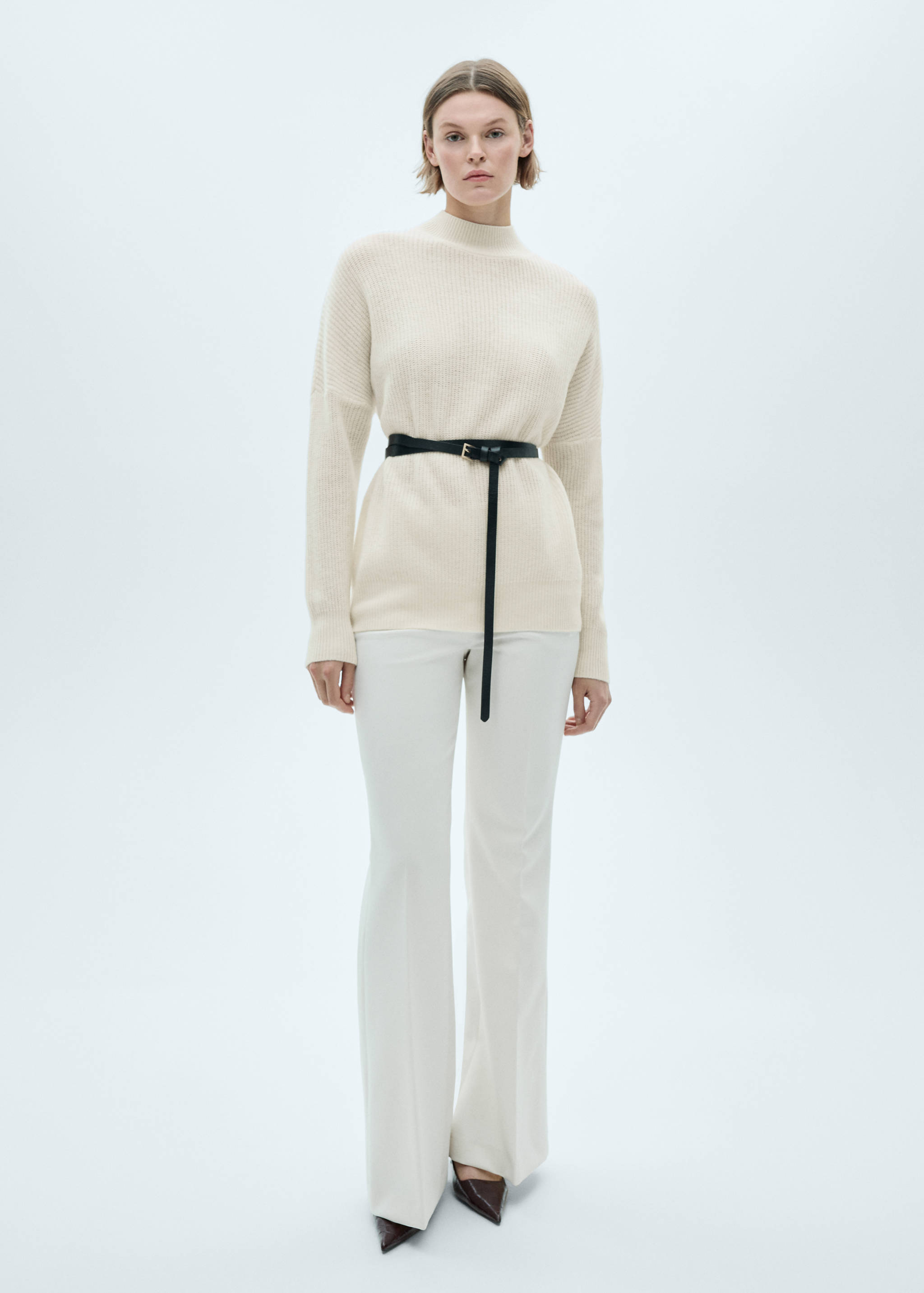 Pull-over en laine oversize - Plan général