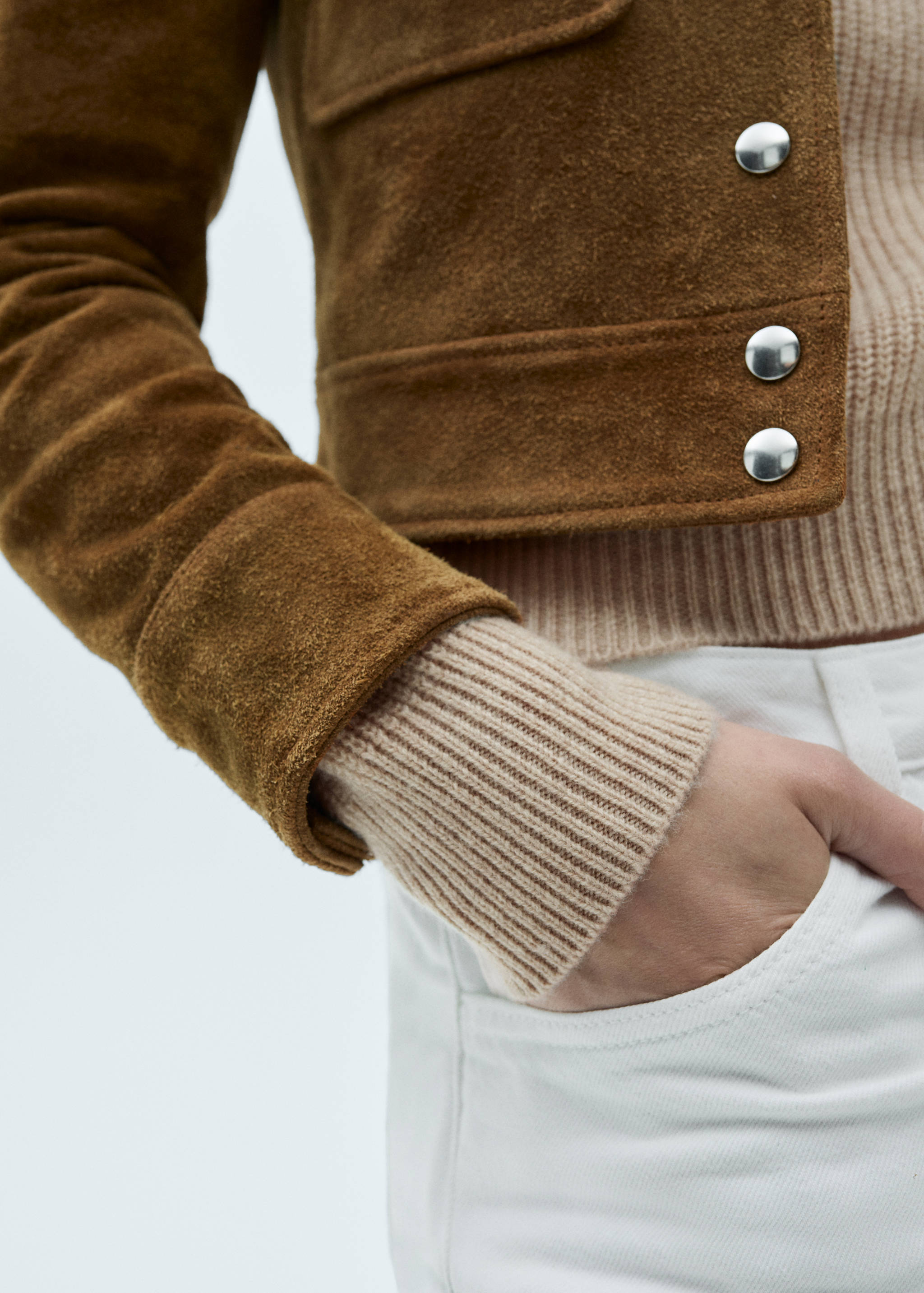 Cropped wool sweater - Details of the article 6