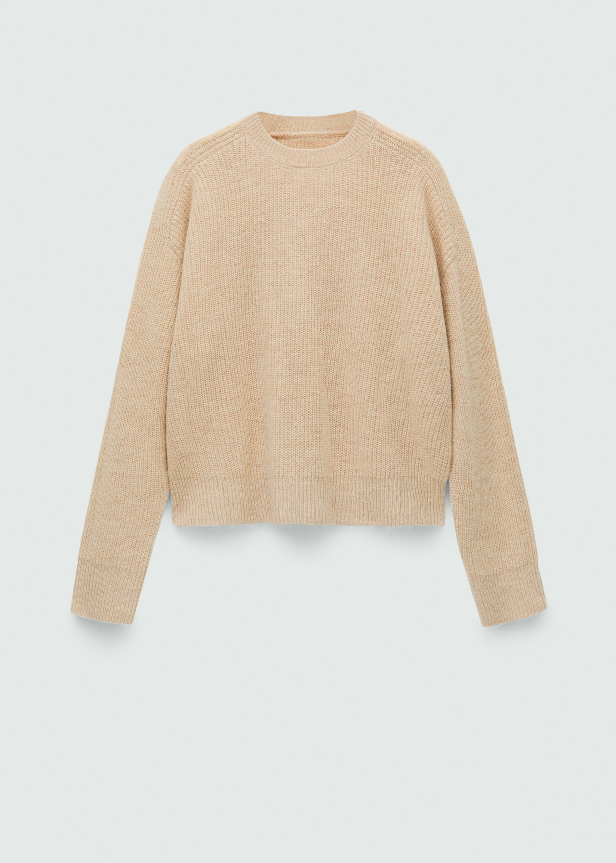 Cropped wool sweater - Article without model