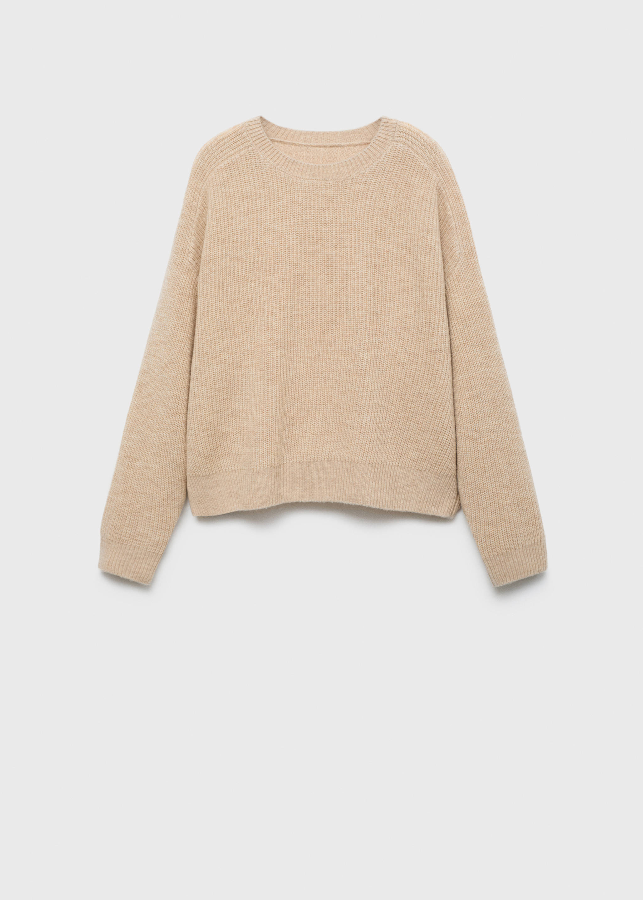 Pull-over en laine crop - Article sans modèle