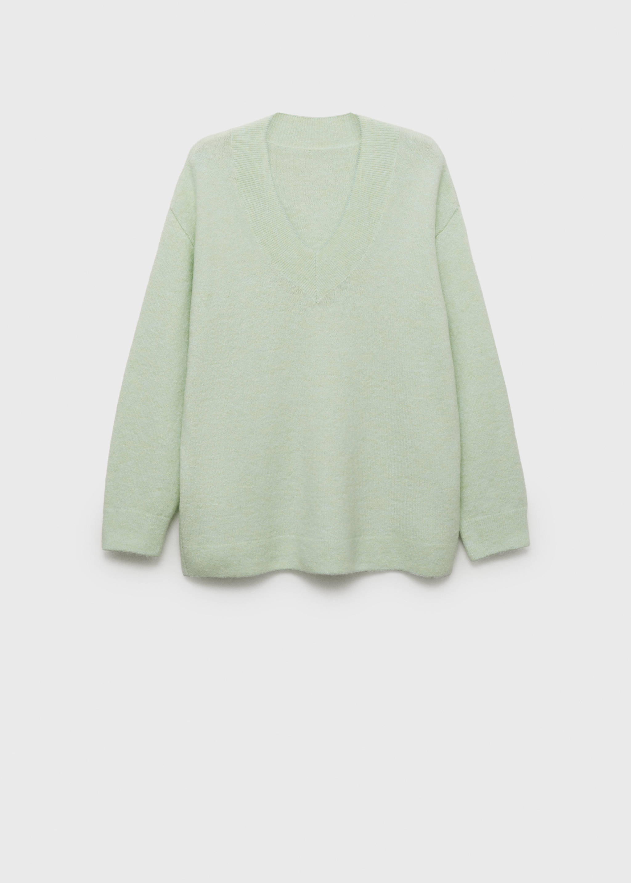 Oversized V-neck sweater - Article without model