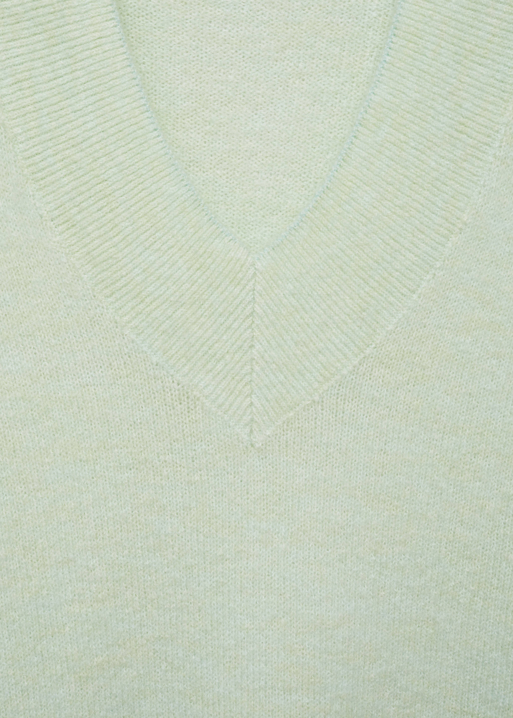 Oversized V-neck sweater - Details of the article 8