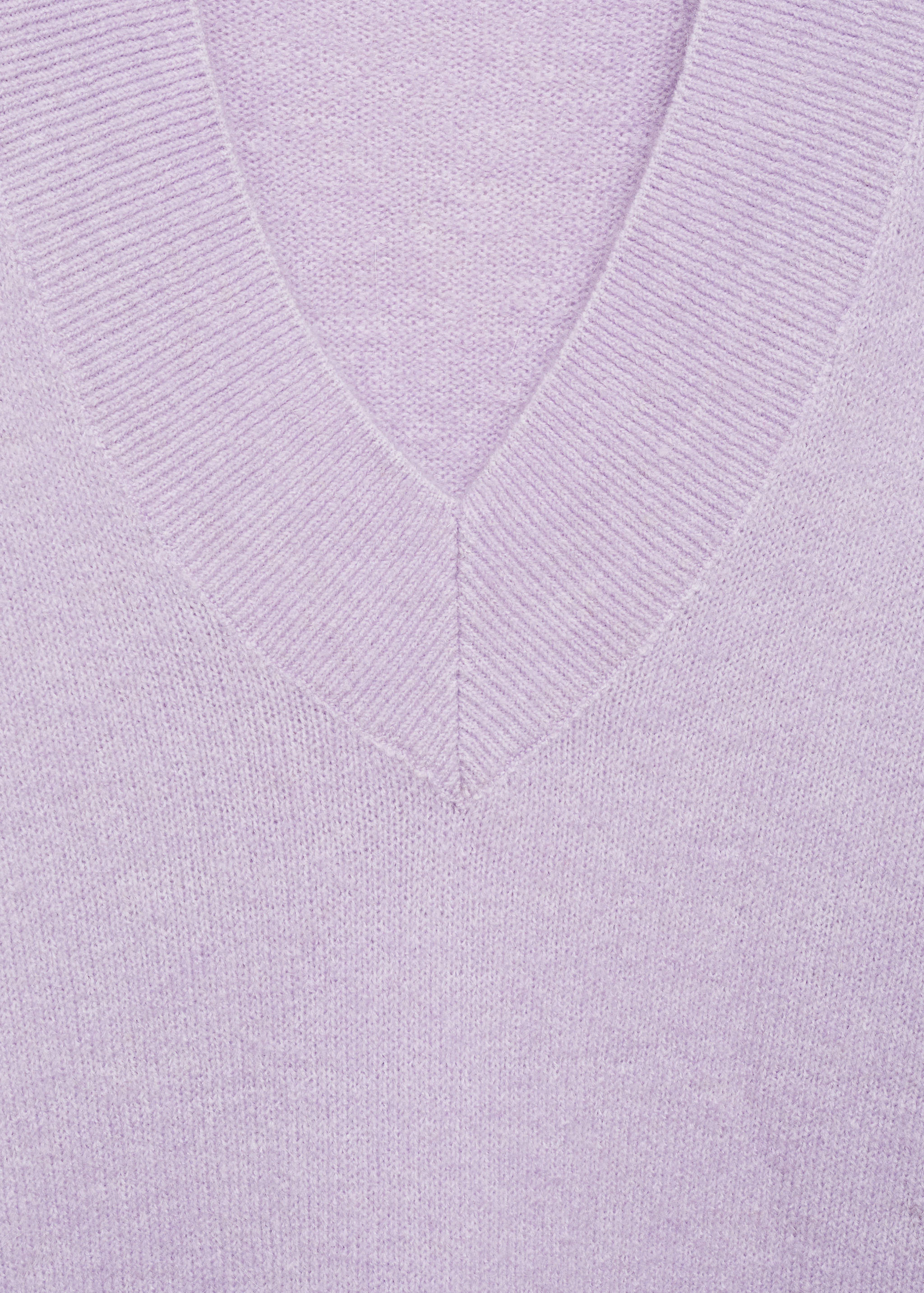 Oversized V-neck sweater - Details of the article 8