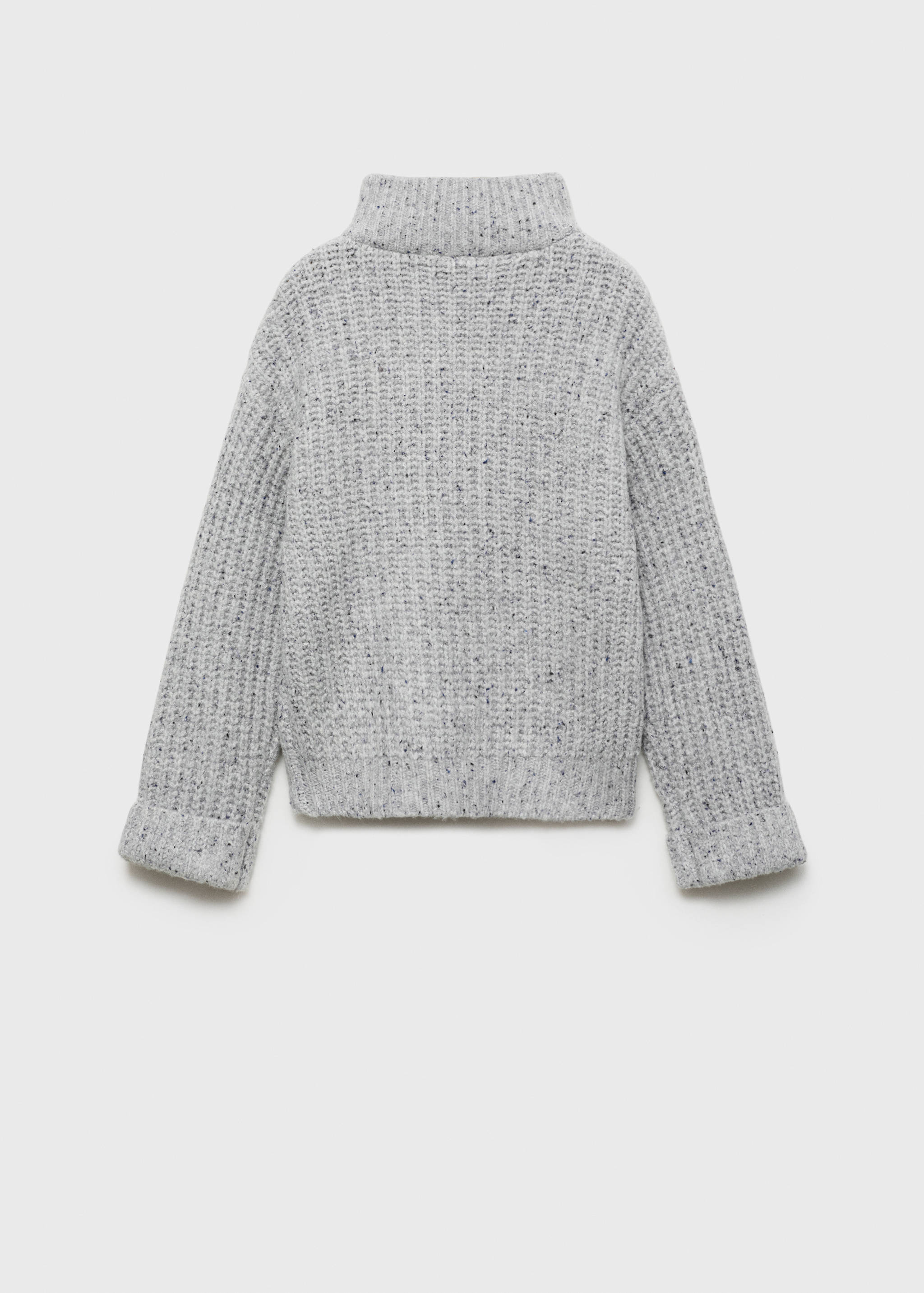 高领拉链毛衣 - null