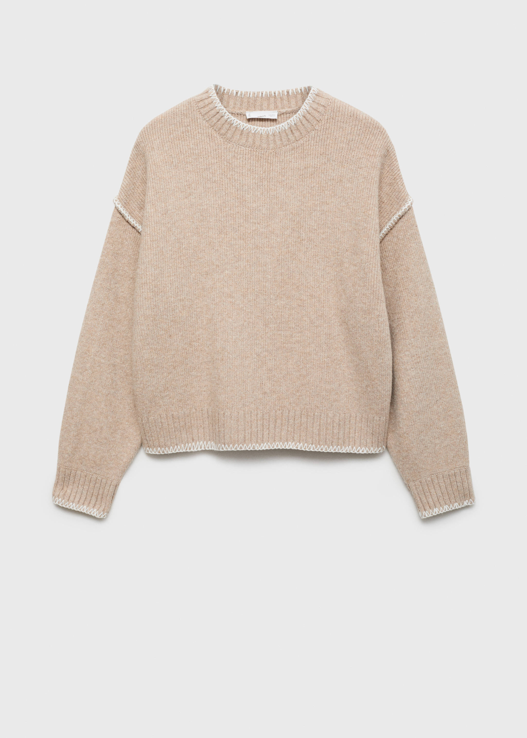 Sweater with decorative seam - Article without model