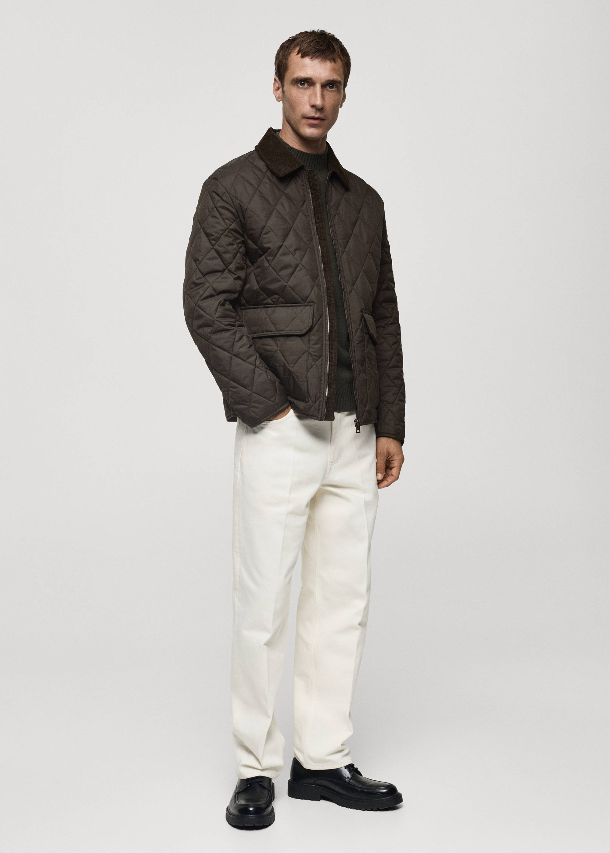 Water-repellent quilted jacket - General plane