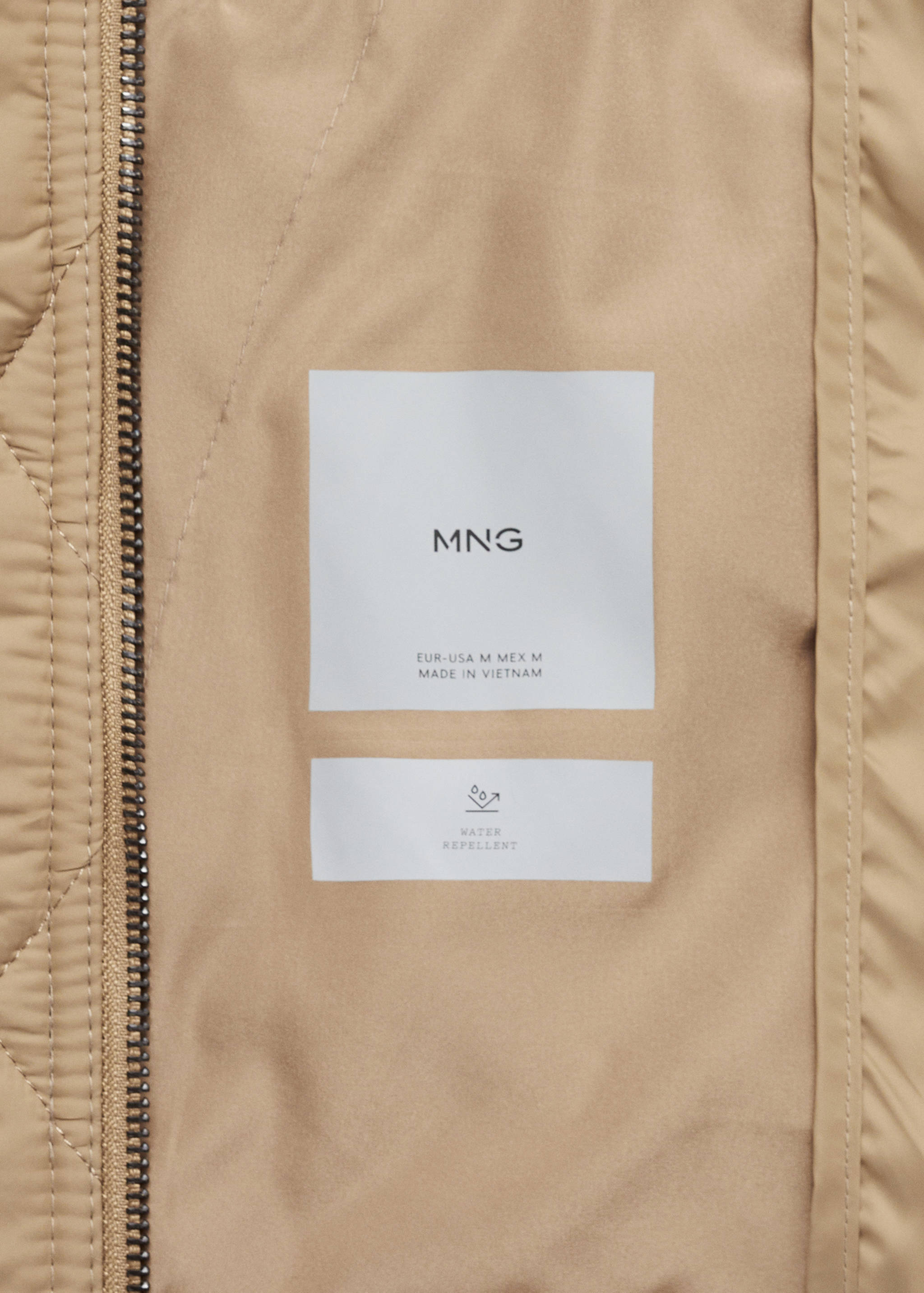 Стеганая куртка с воротником из вельвета - Деталь изделия 0