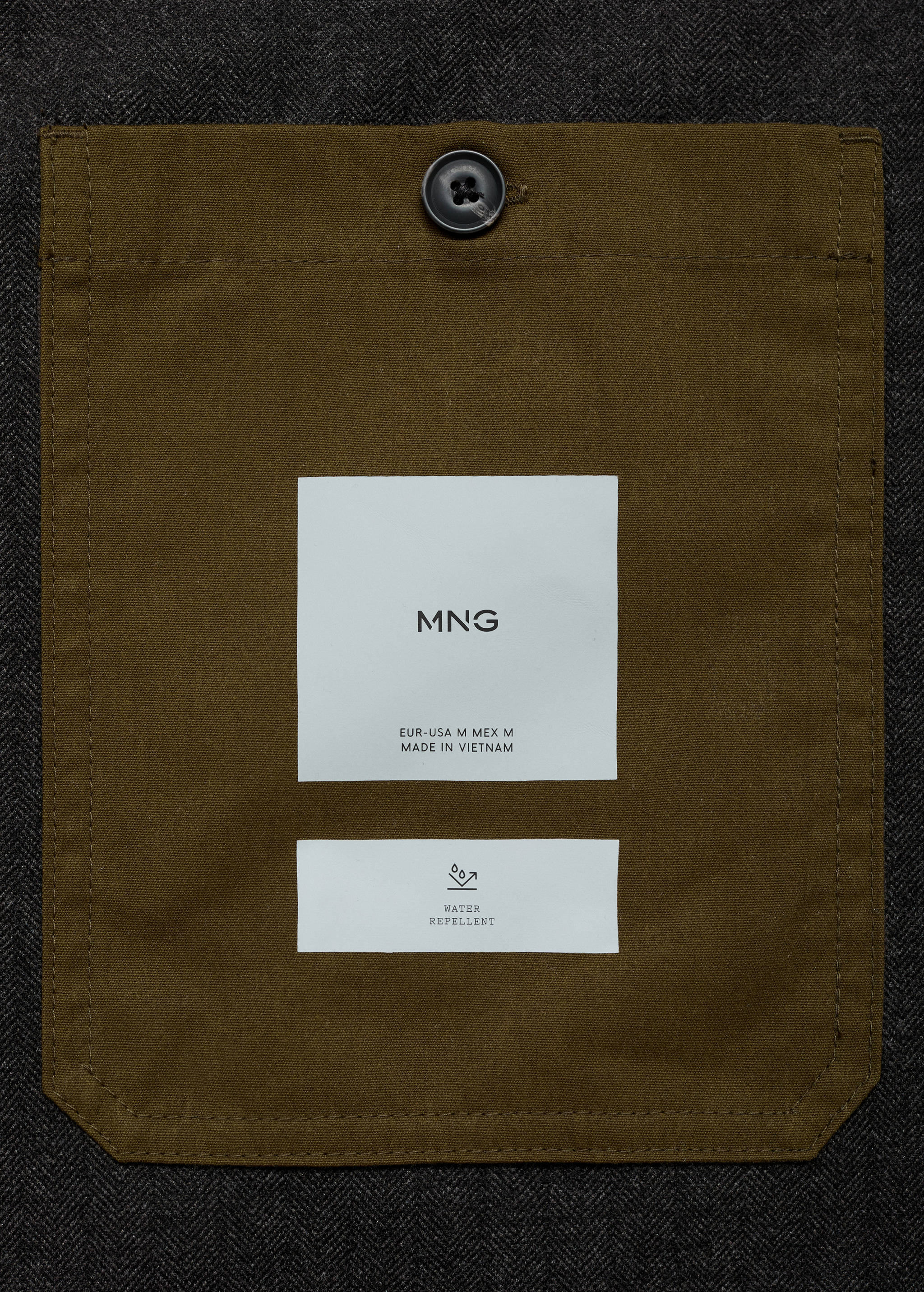 Water-repellent cotton jacket - Details of the article 0