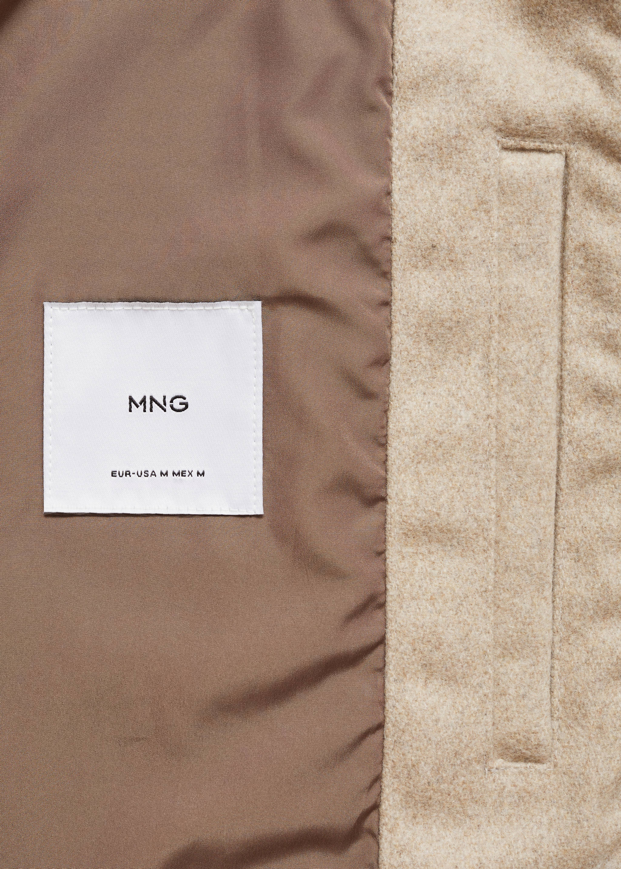 Recycled-wool bomber jacket - Details of the article 0