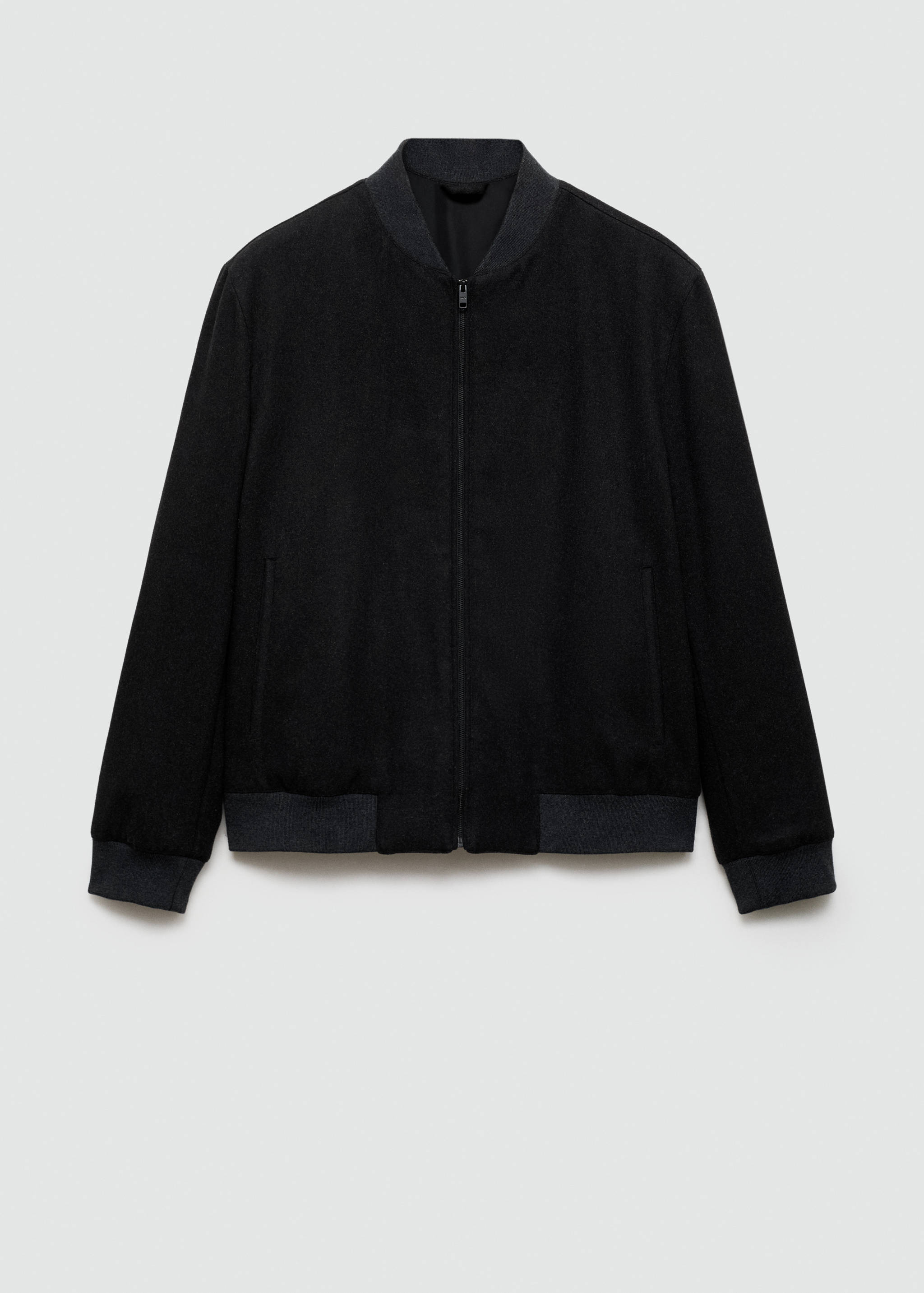 Recycled-wool bomber jacket - Article without model