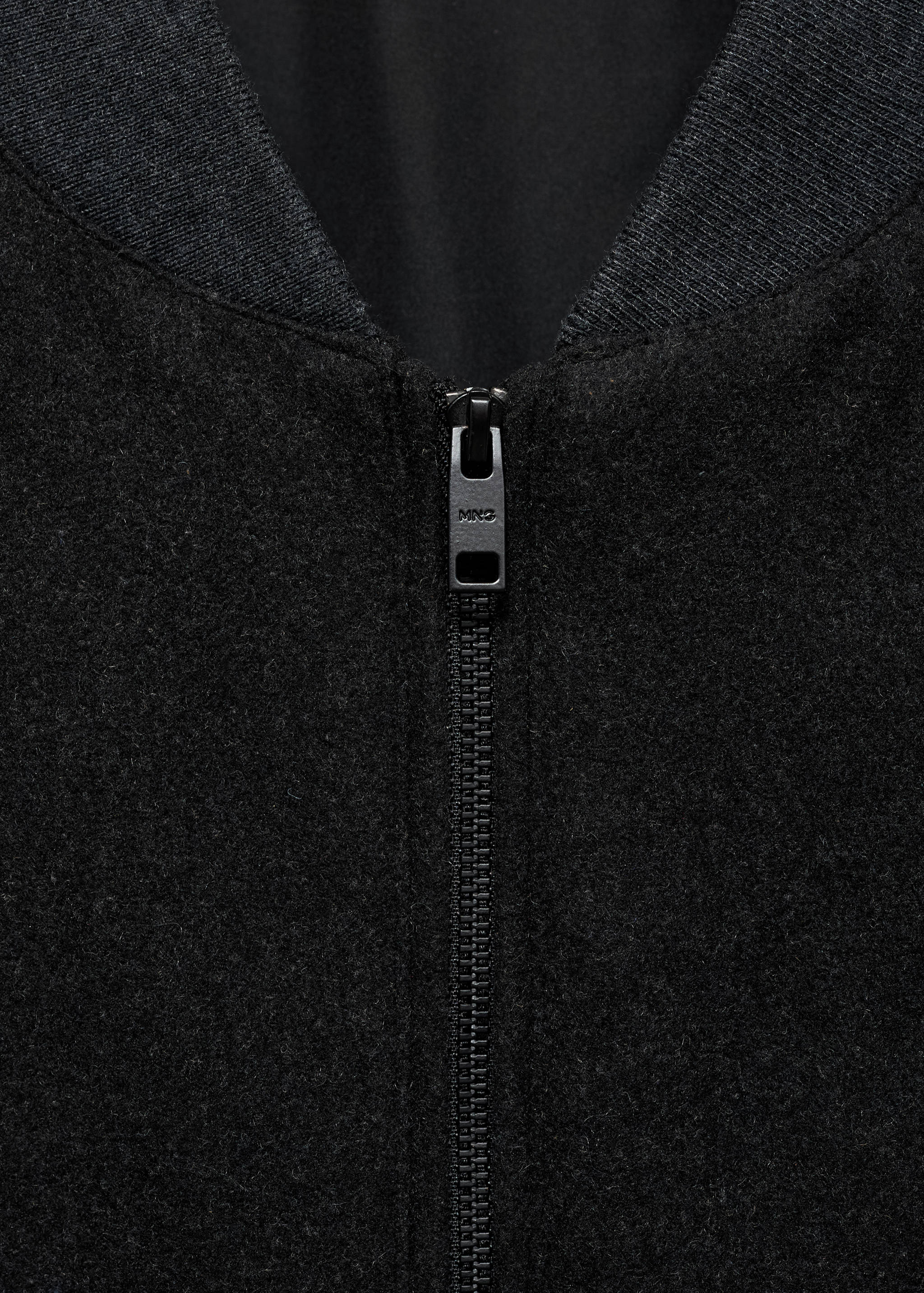 Recycled-wool bomber jacket - Details of the article 8