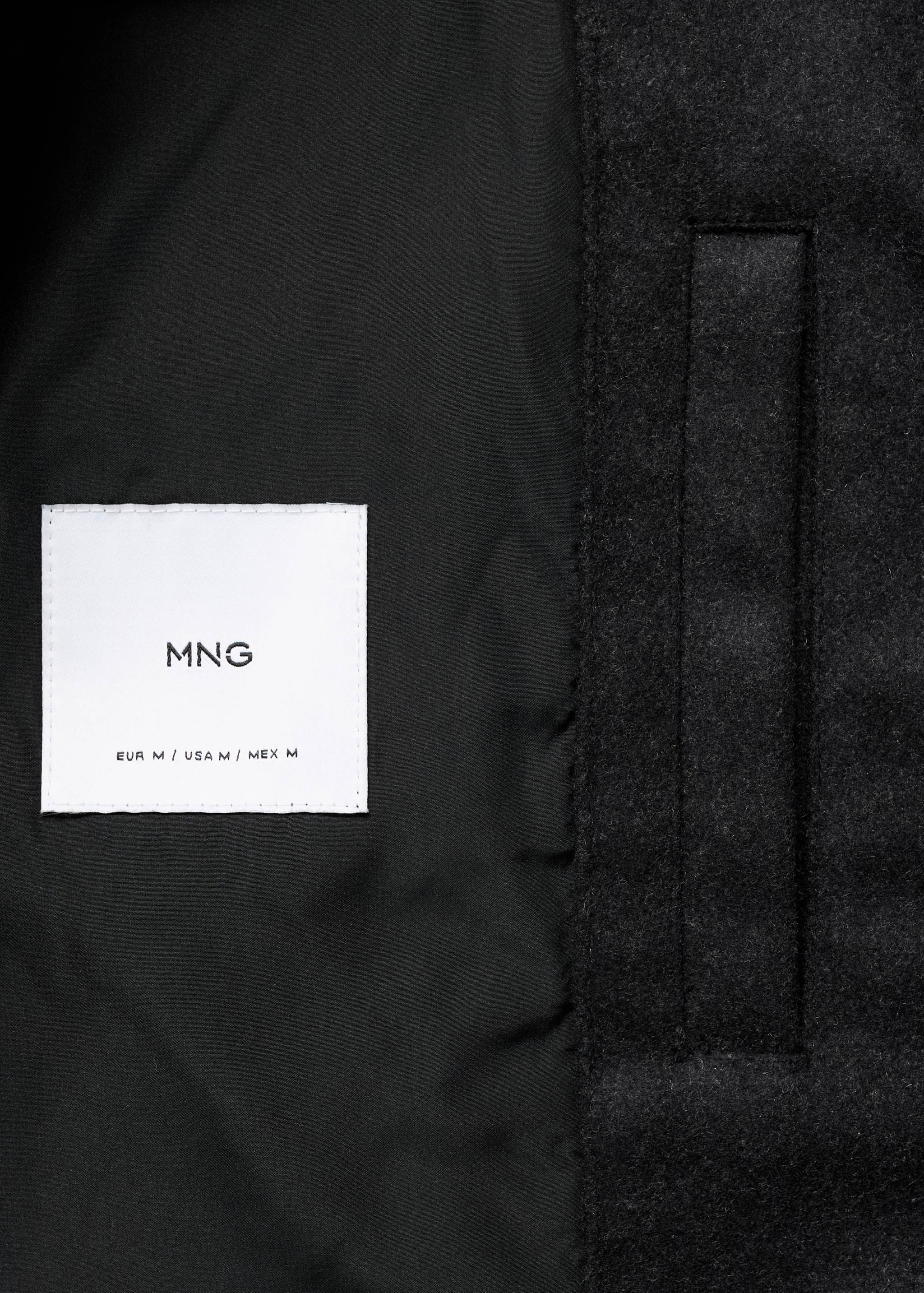 Recycled-wool bomber jacket - Details of the article 0