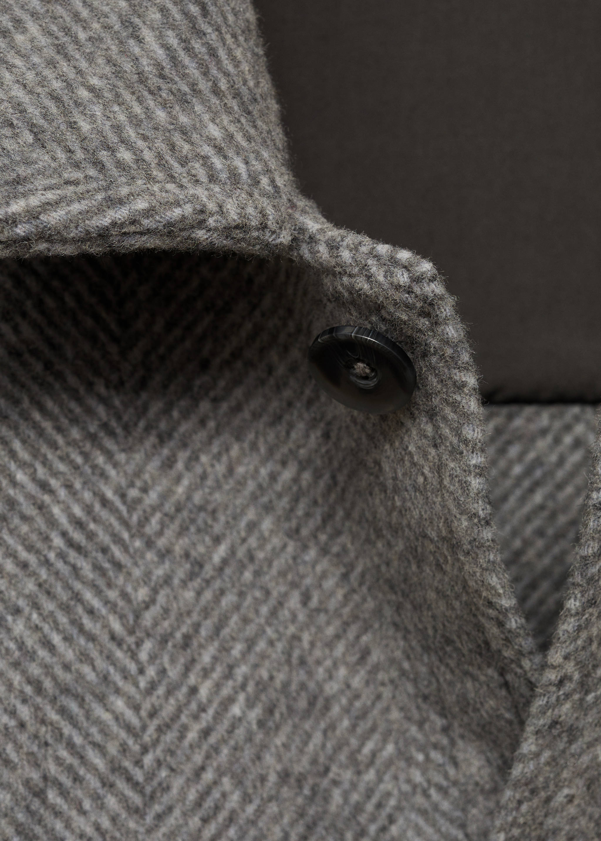 Recycled wool-blend overshirt - Details of the article 8