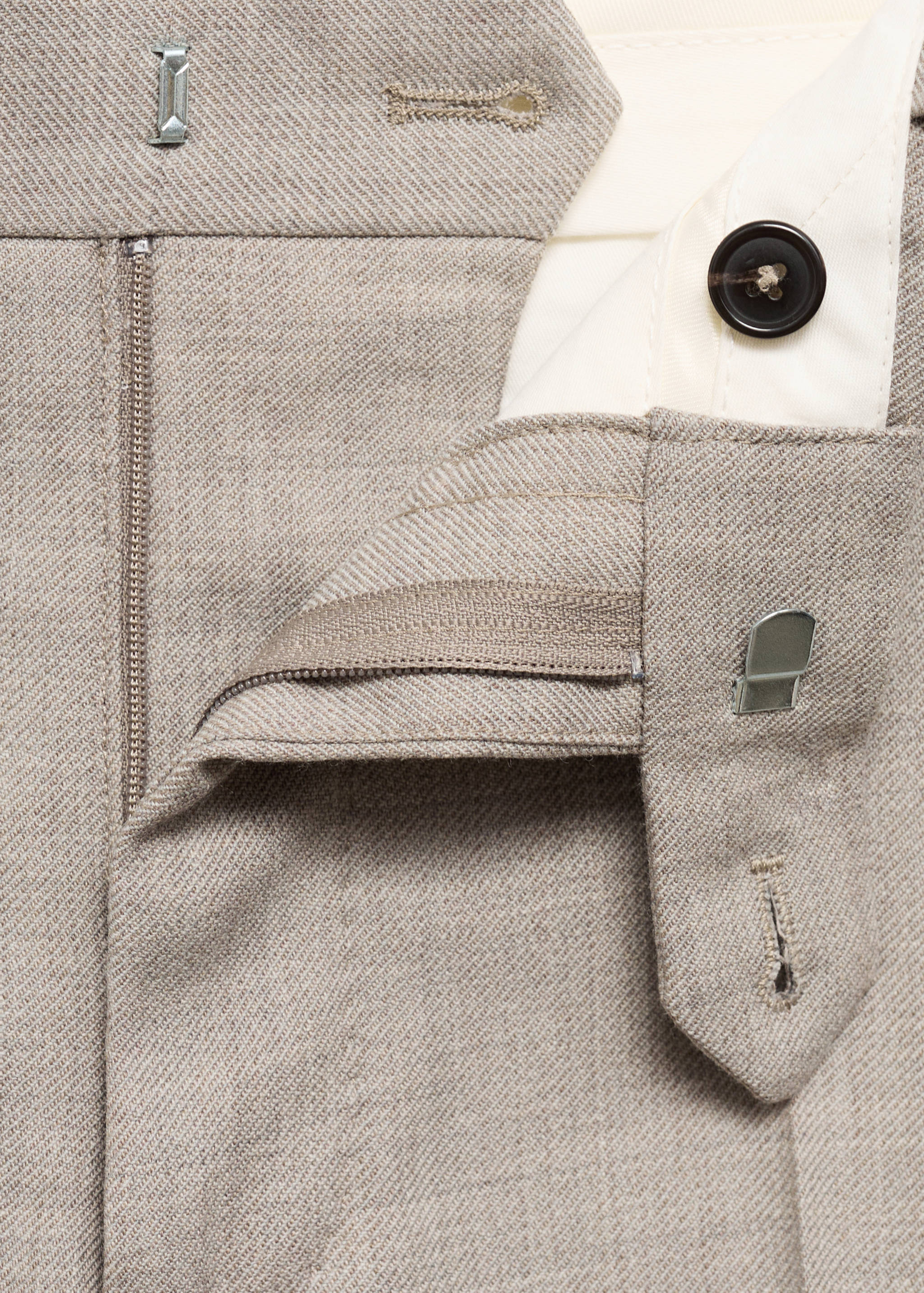 Pantalon 100 % laine vierge slim-fit - Détail de l'article 8