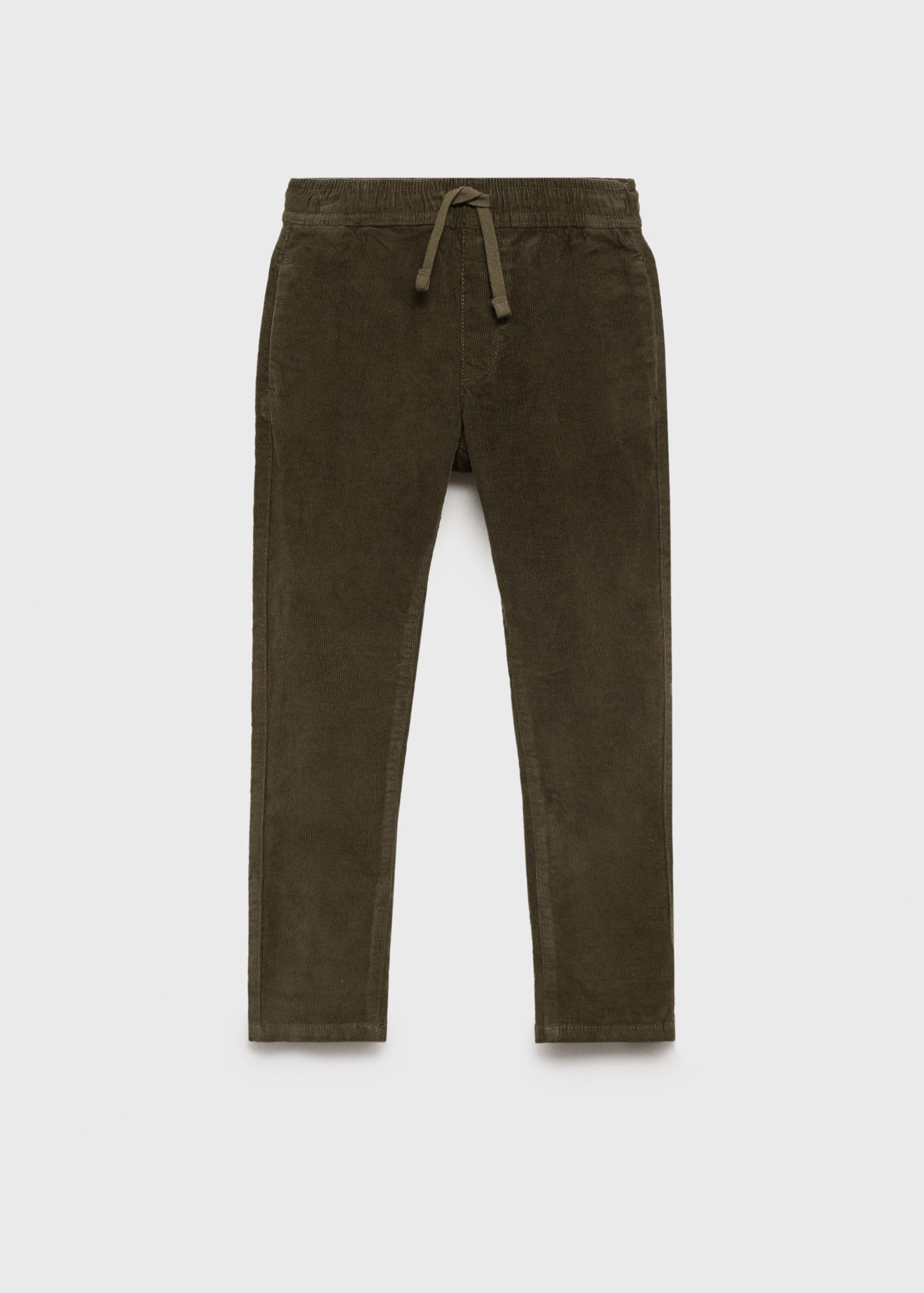 Corduroy pants with elastic waist - Article without model