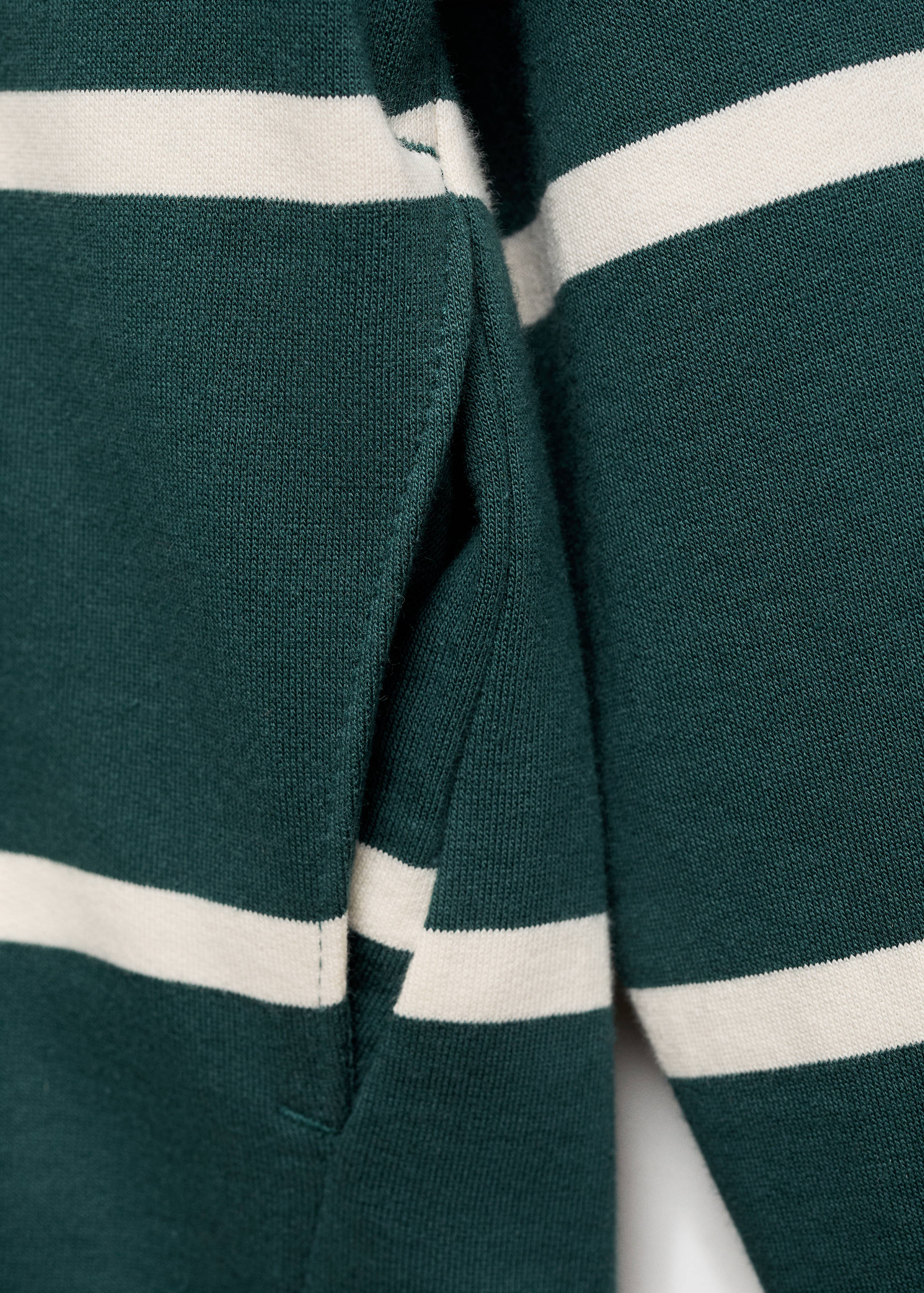 Striped hooded sweatshirt - Details of the article 8