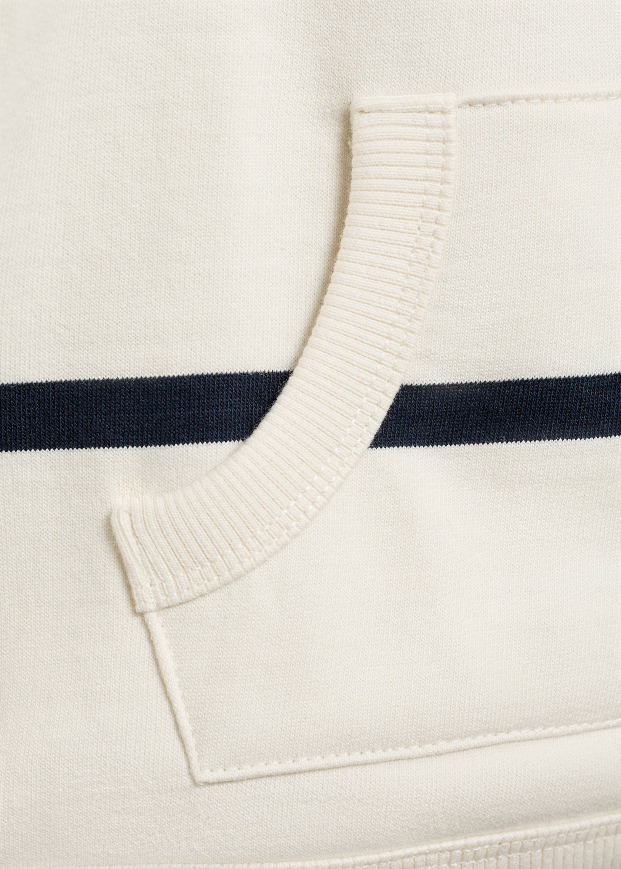 Striped hooded sweatshirt - Details of the article 8