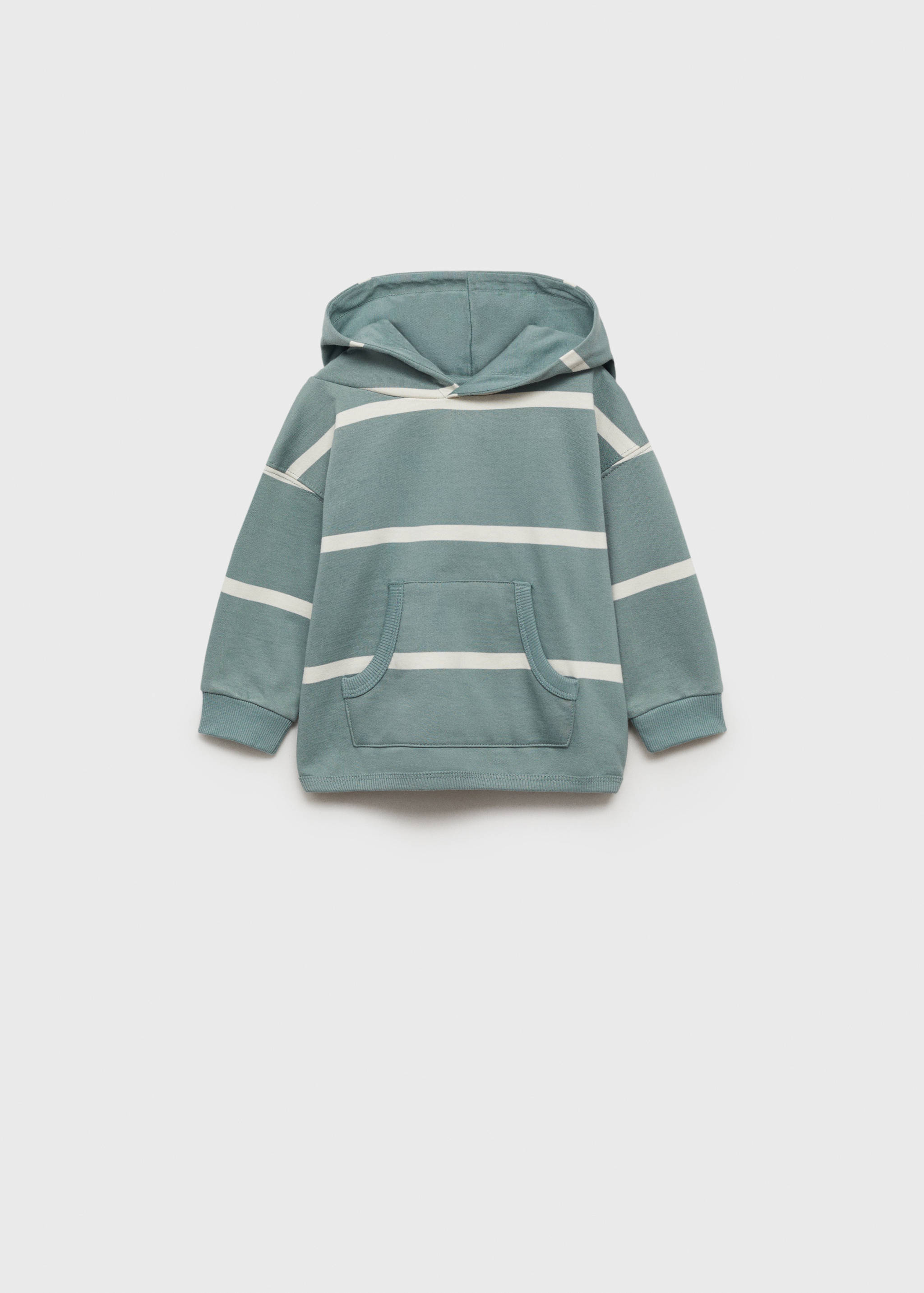 Striped hooded sweatshirt - Article without model