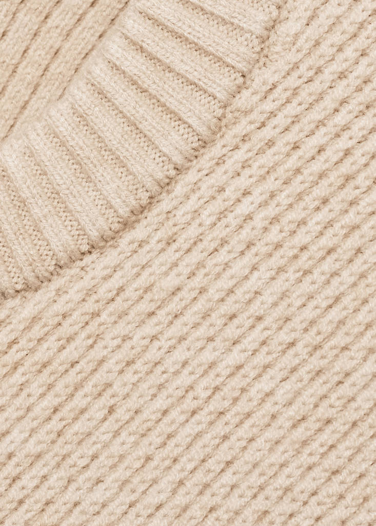 Regular-fit knitted sweater — Sand