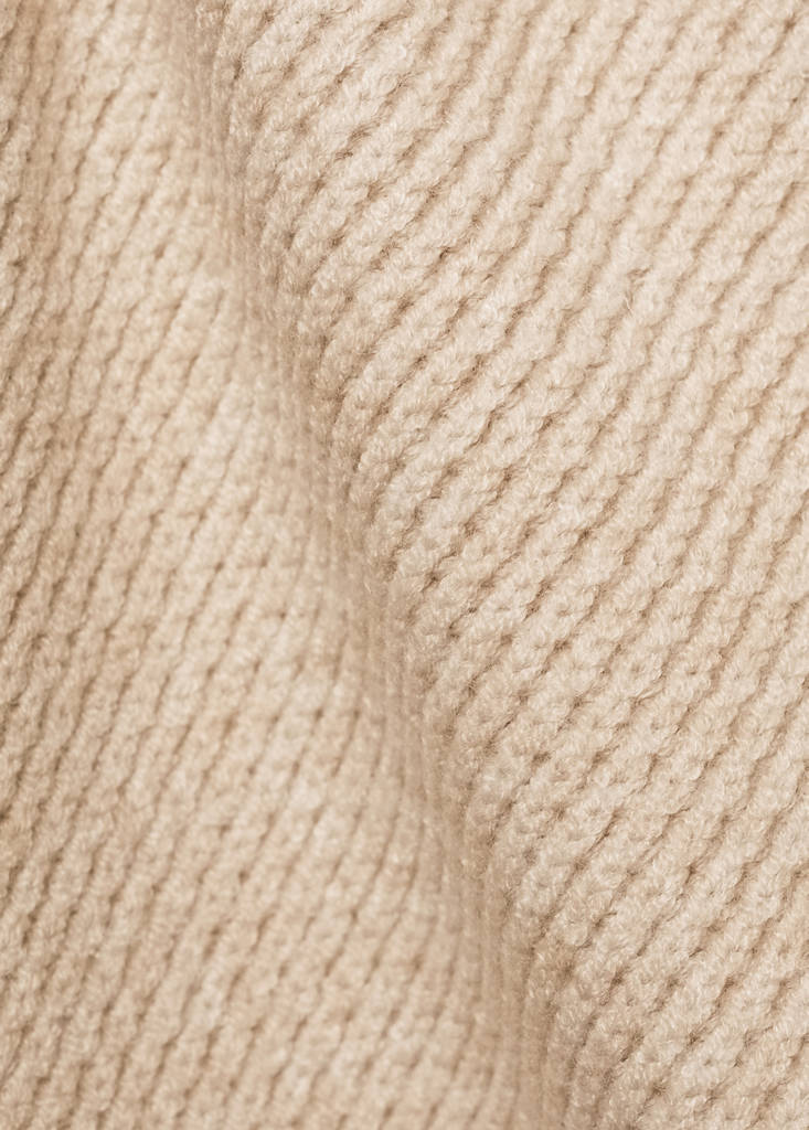 Regular-fit knitted sweater — Sand