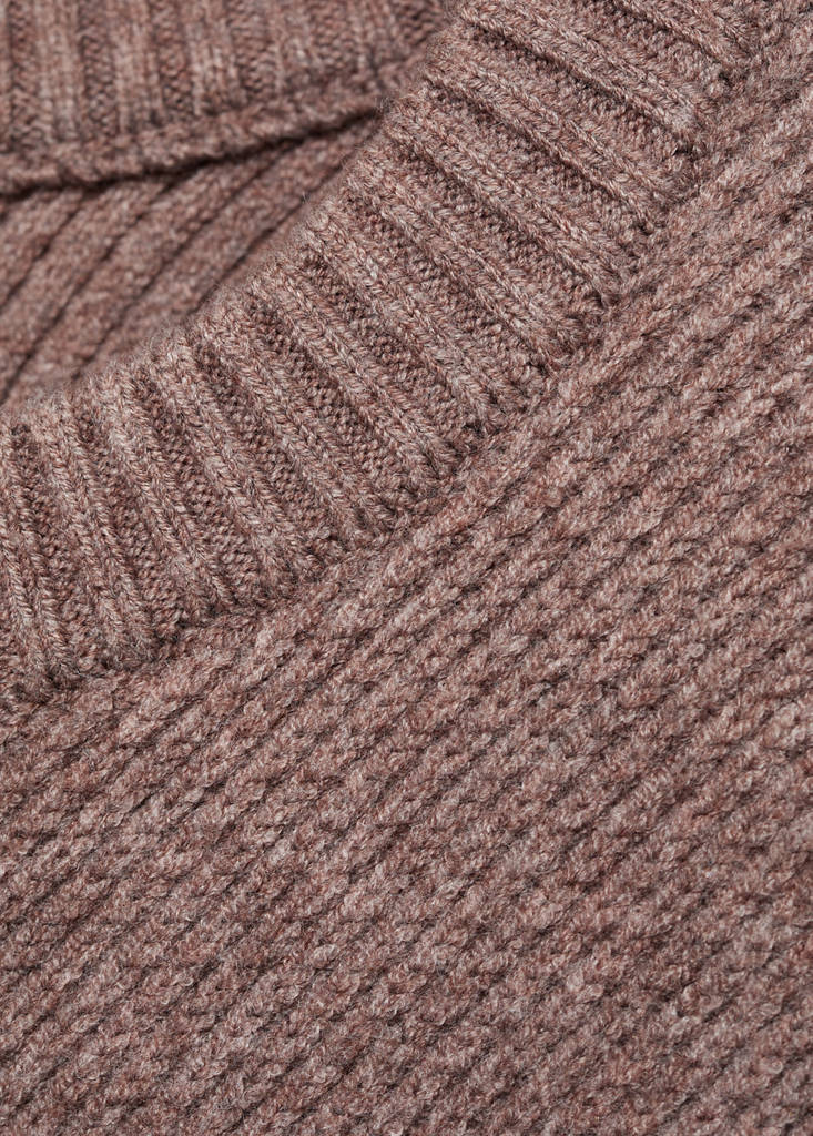 Regular-fit knitted sweater — Lavender
