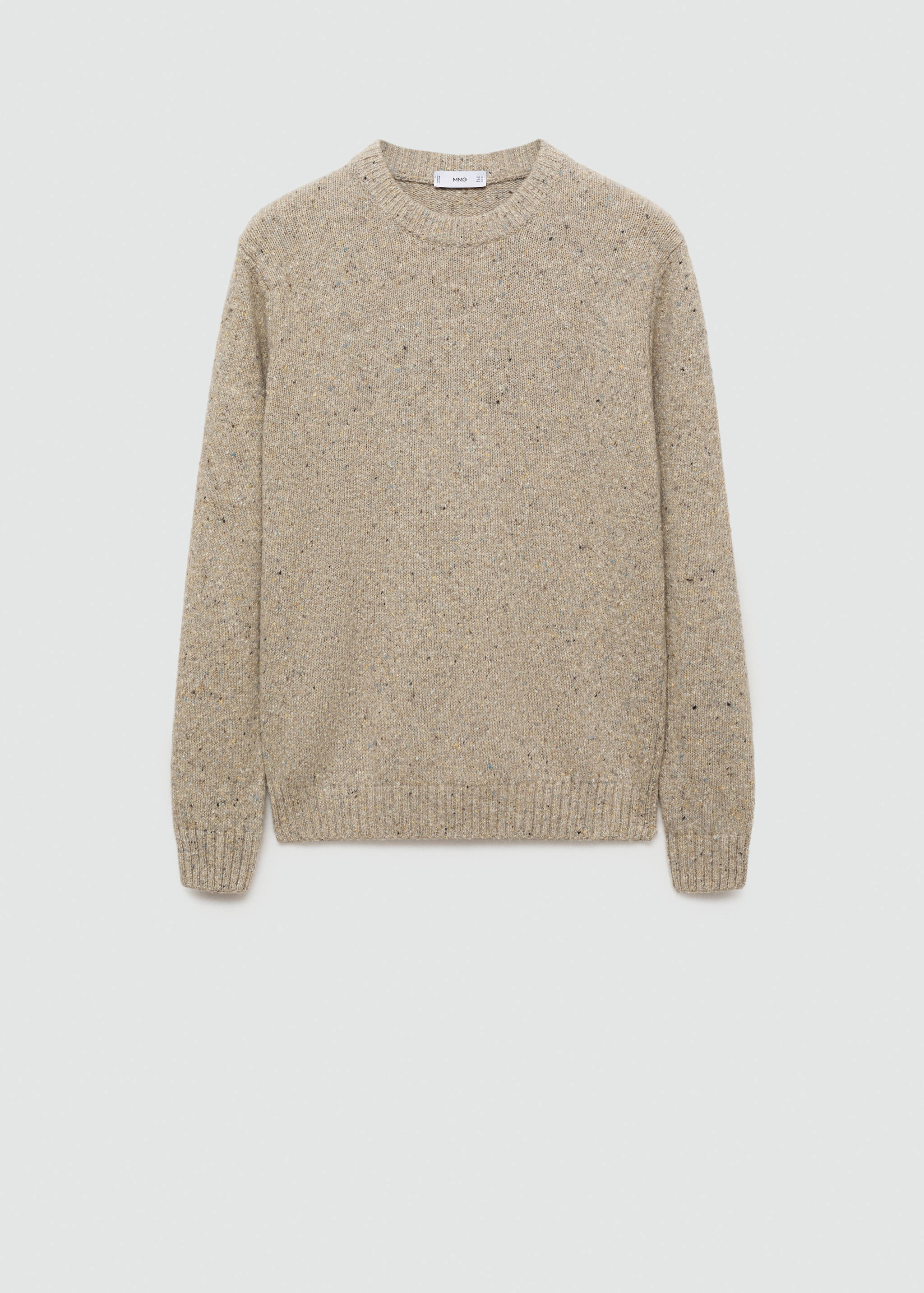 Marled wool knitted sweater - Article without model