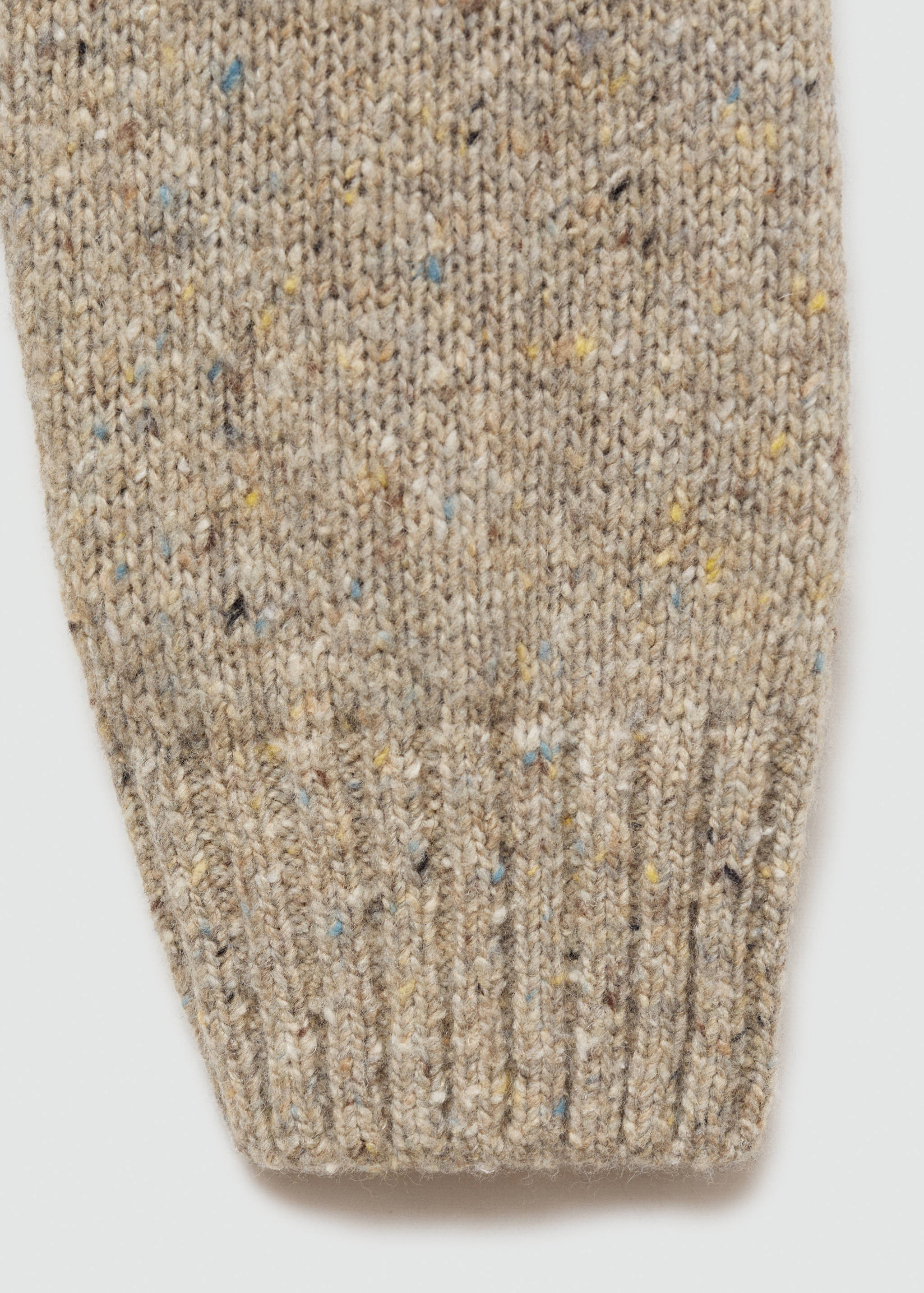 Marled wool knitted sweater - Details of the article 0