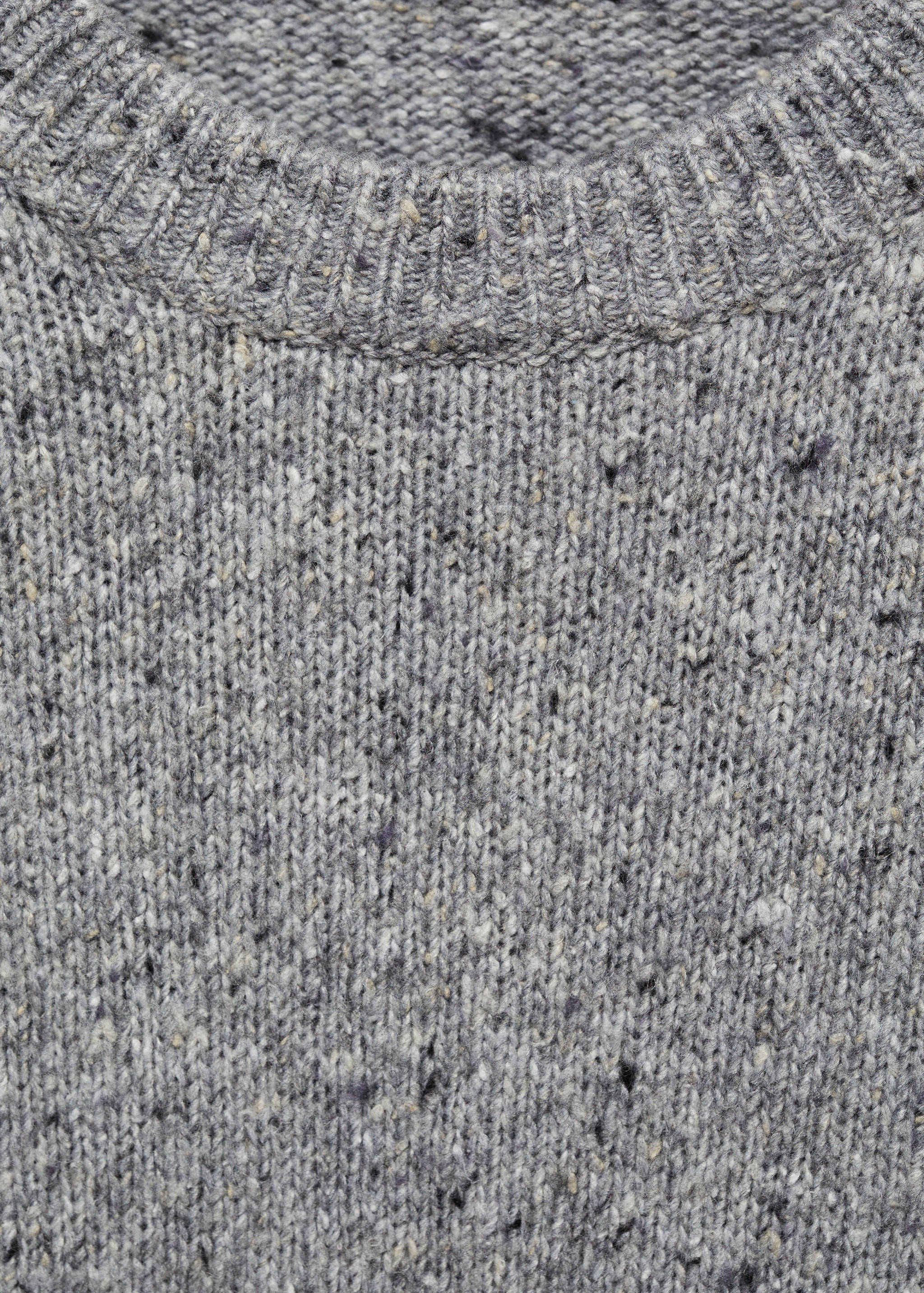 Marled wool knitted sweater - Details of the article 8