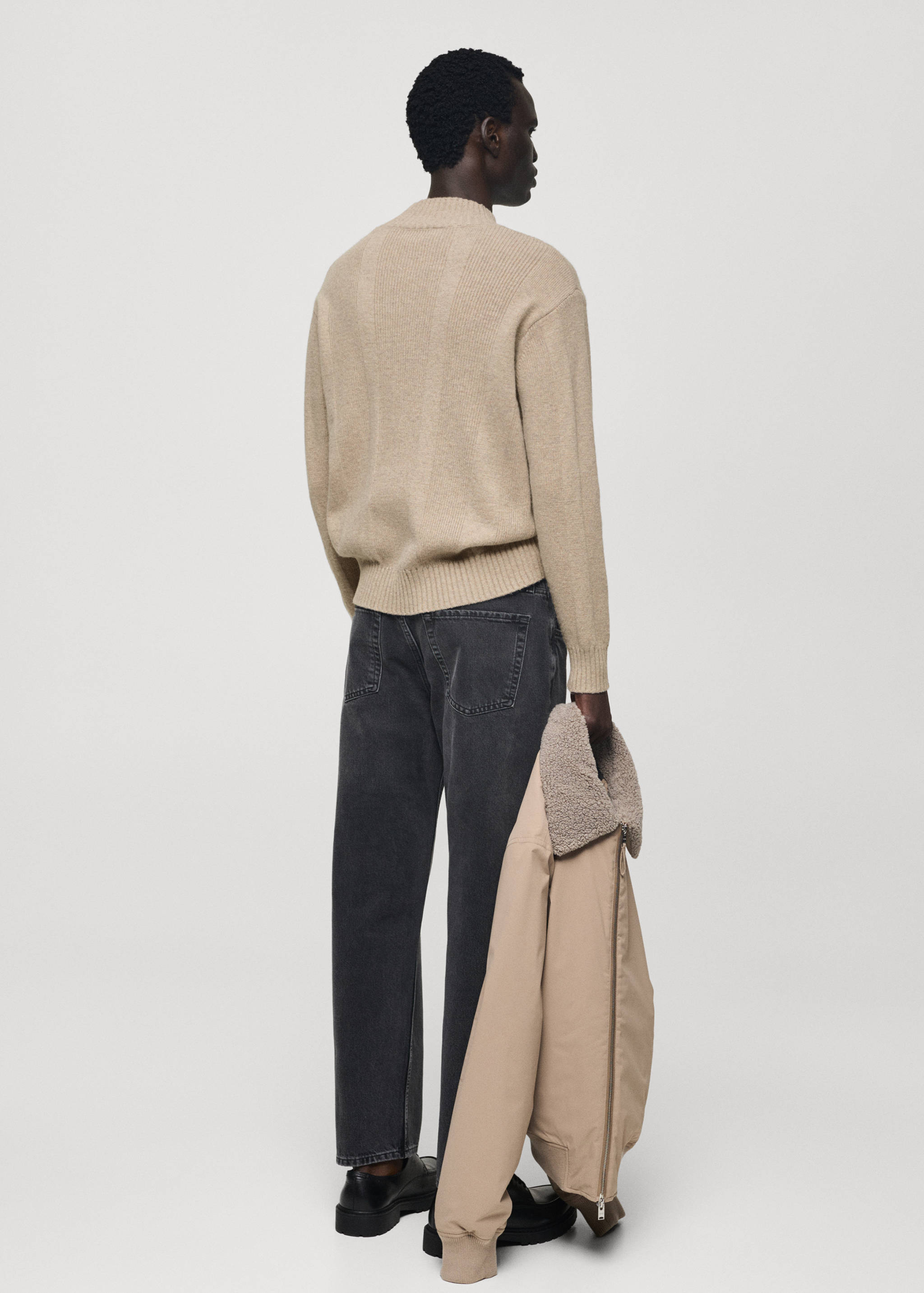 Jersey punto lana estructura - Reverso del artículo