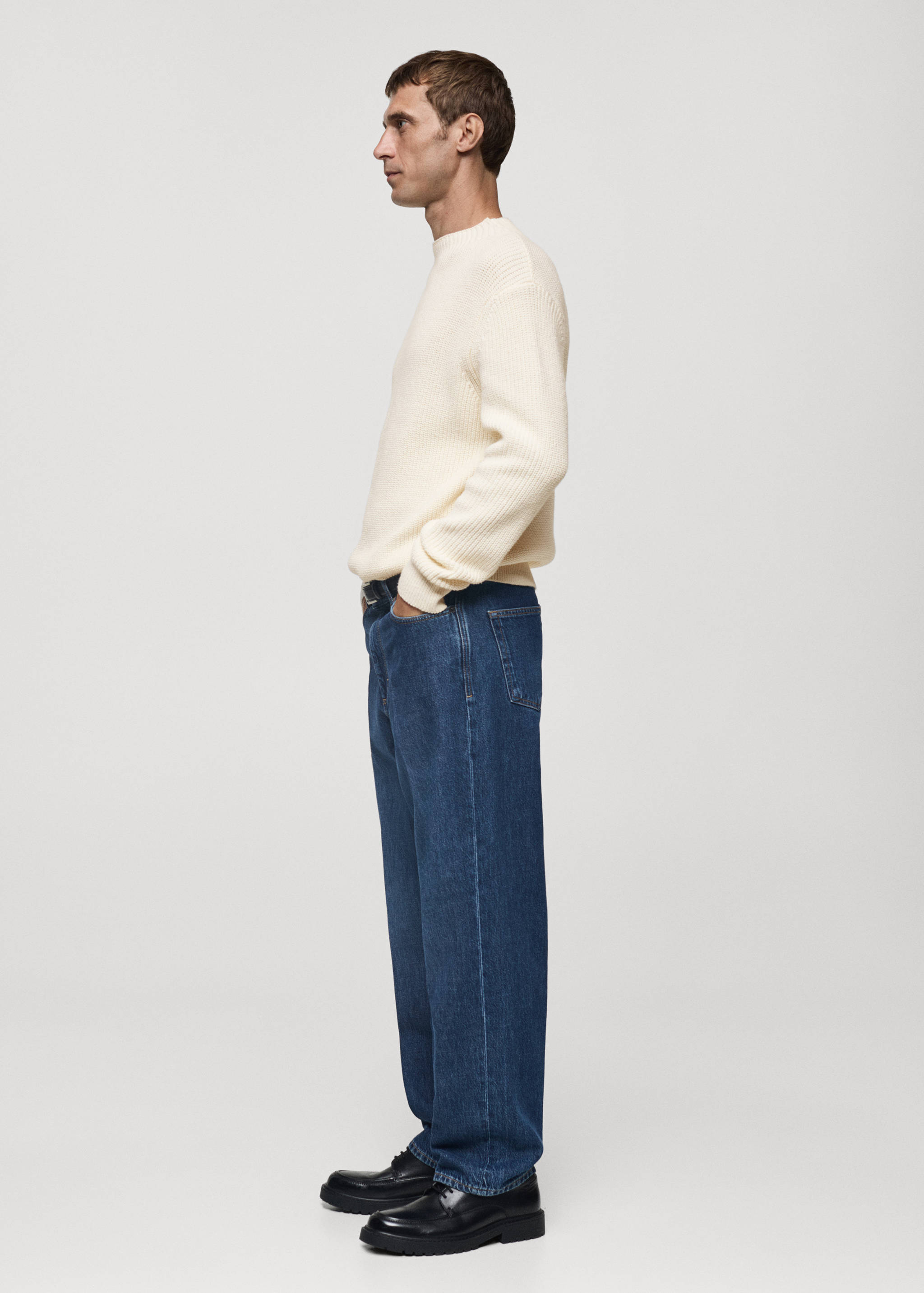 Knitted cotton sweater - Details of the article 2