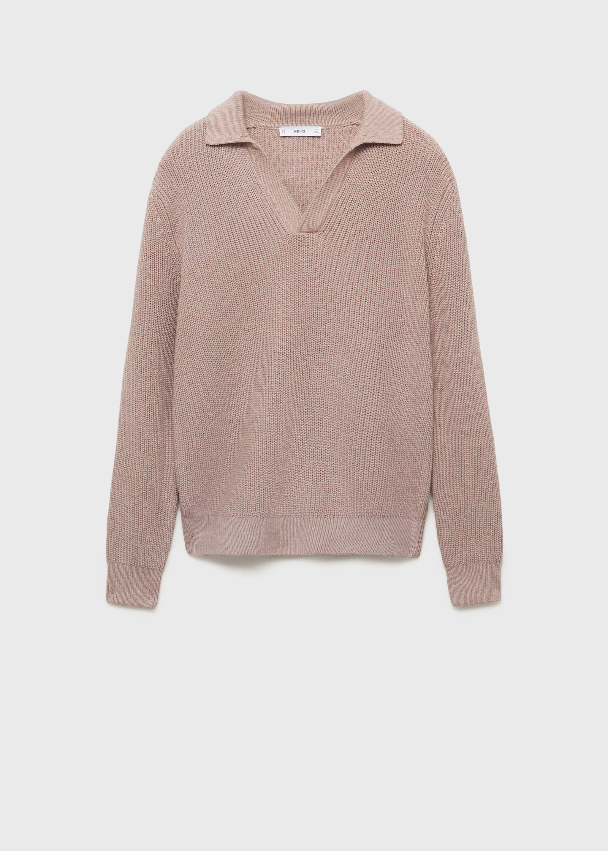 Поло из хлопкового трикотажа - Изделие без модели