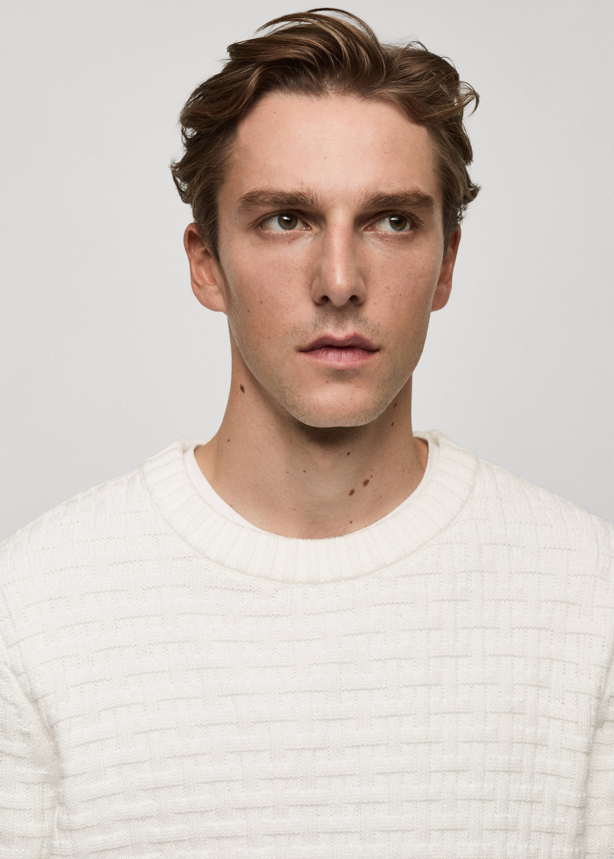 Crossed knit sweater - Details of the article 1
