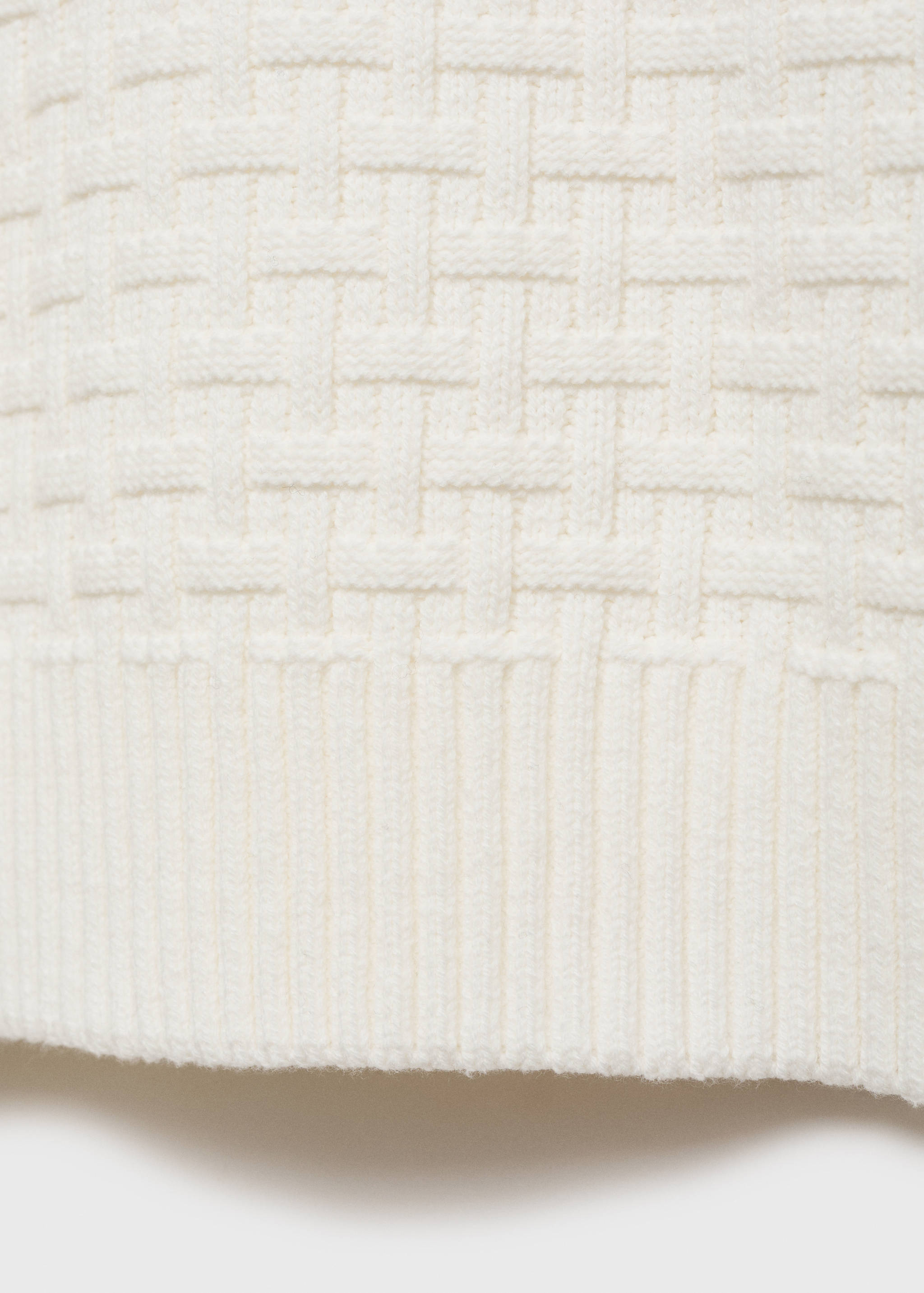 Crossed knit sweater - Details of the article 0