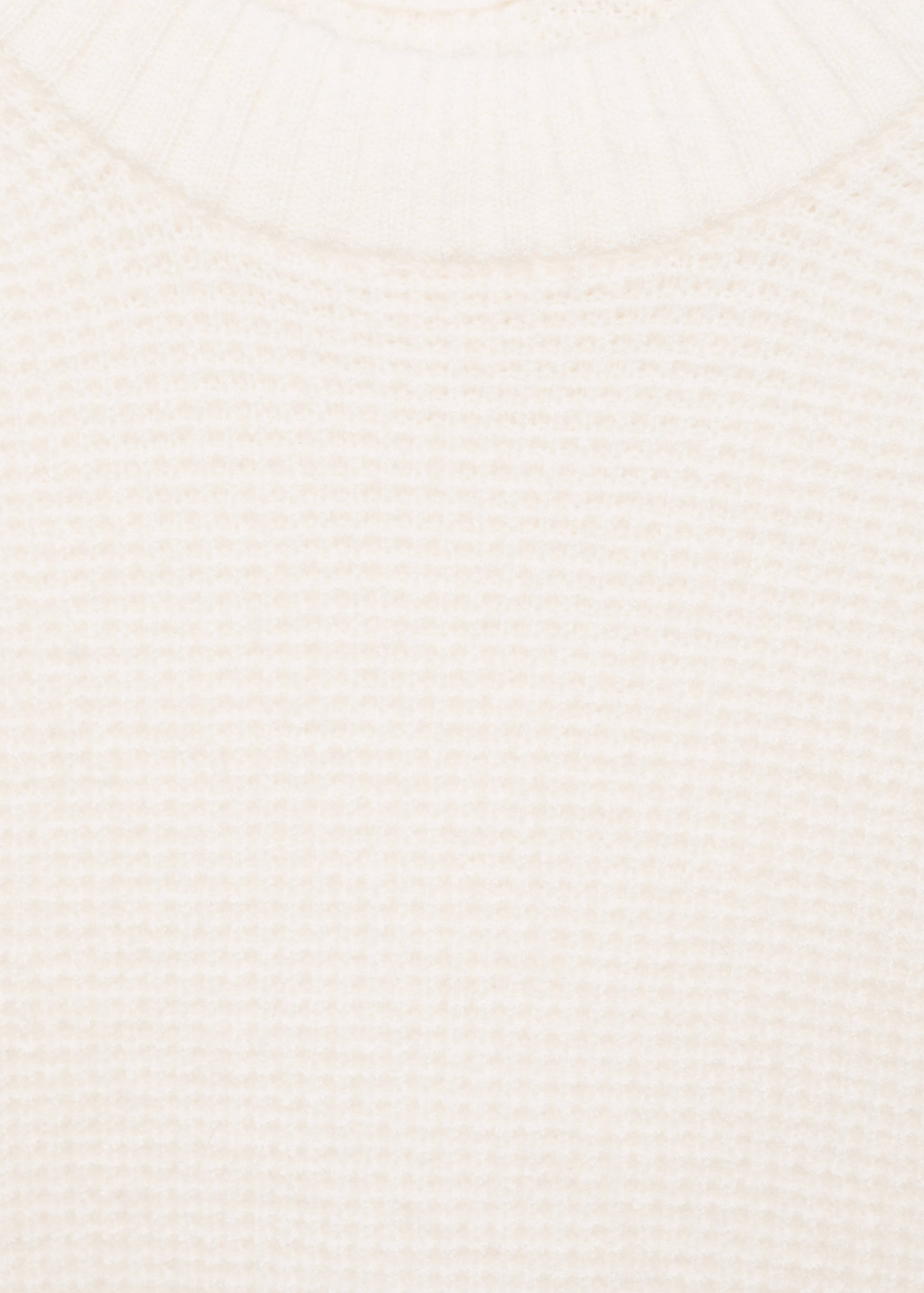 Knitted sweater with check structure - Details of the article 8