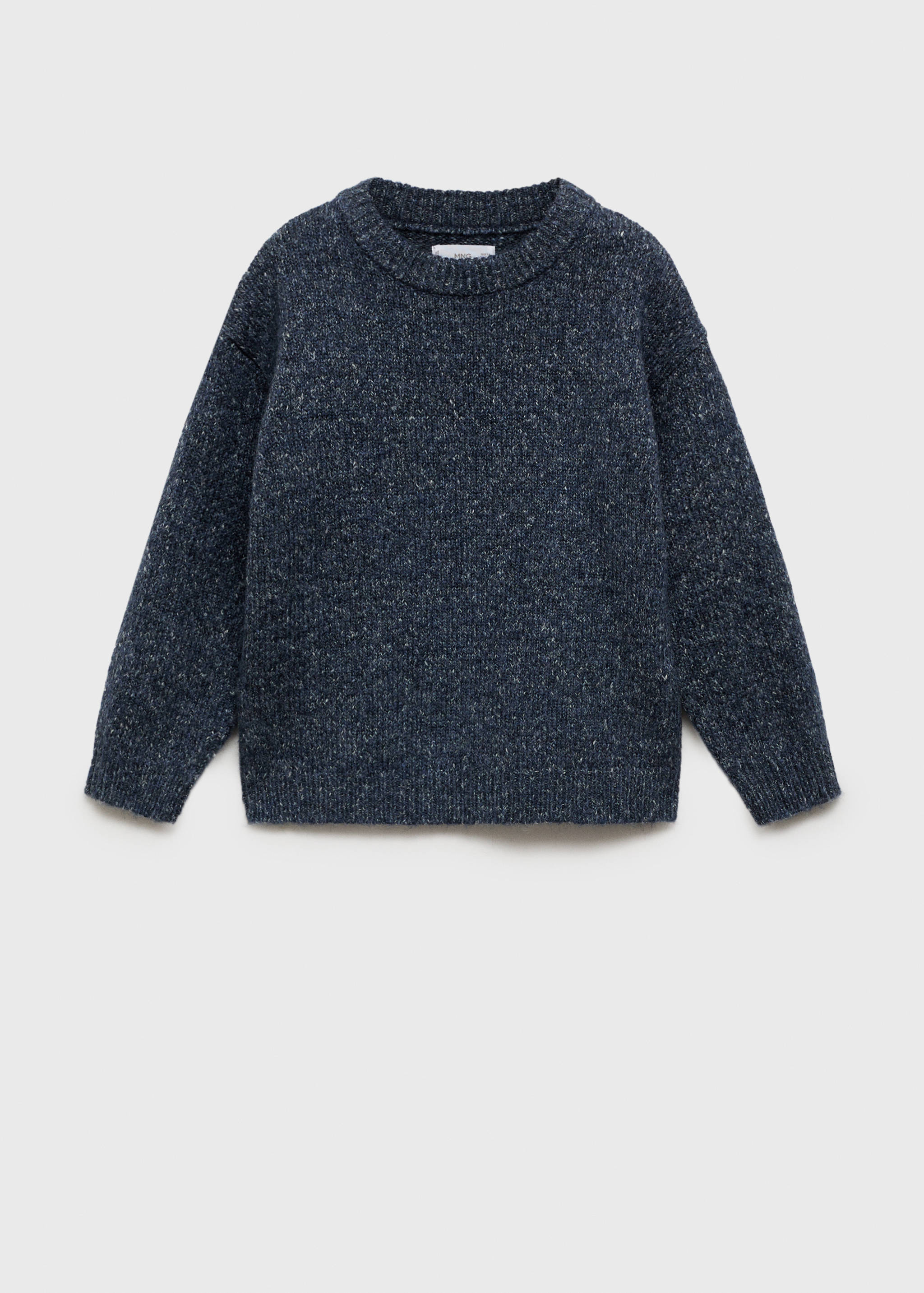 Round-neck knitted sweater - Article without model