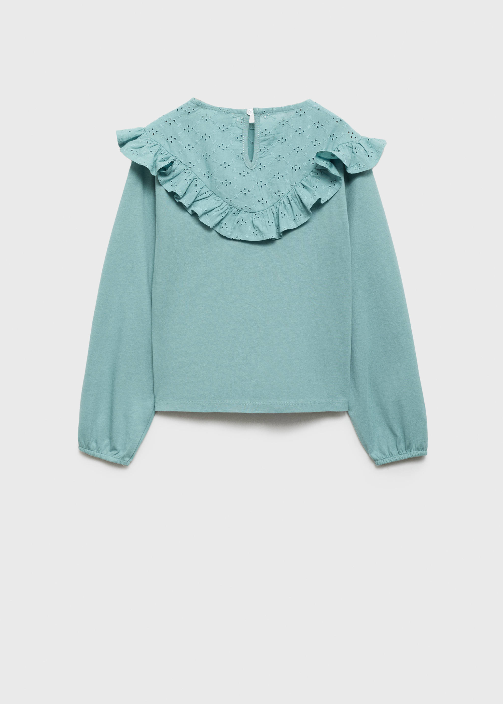 Embroidered detail T-shirt - Reverse of the article